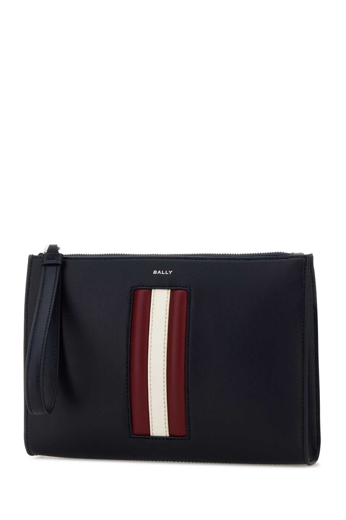 Bally Navy Blue Leather Clutch Size ONE SIZE - 2 Thumbnail