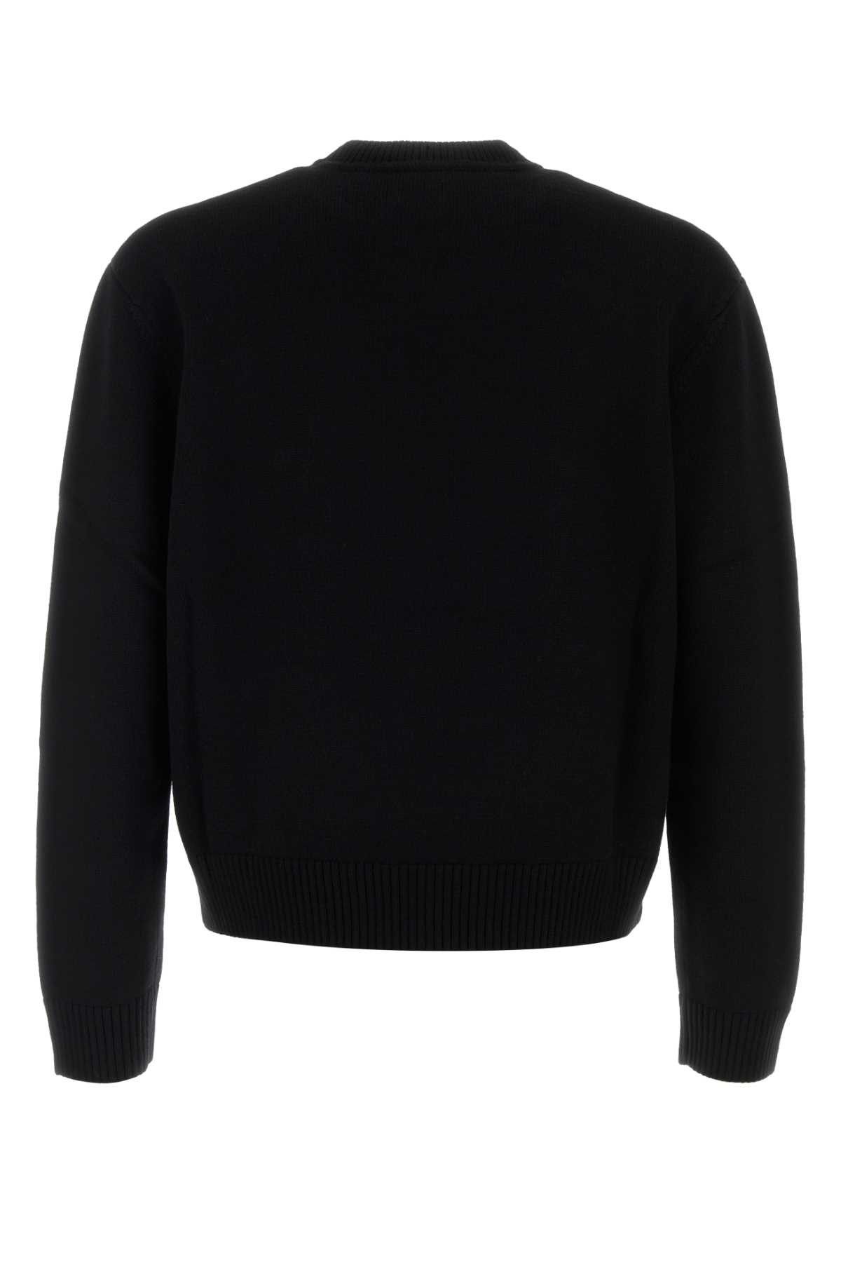 Casablanca Black Wool Sweater Size US XL / EU 56 / 4 - 2 Thumbnail