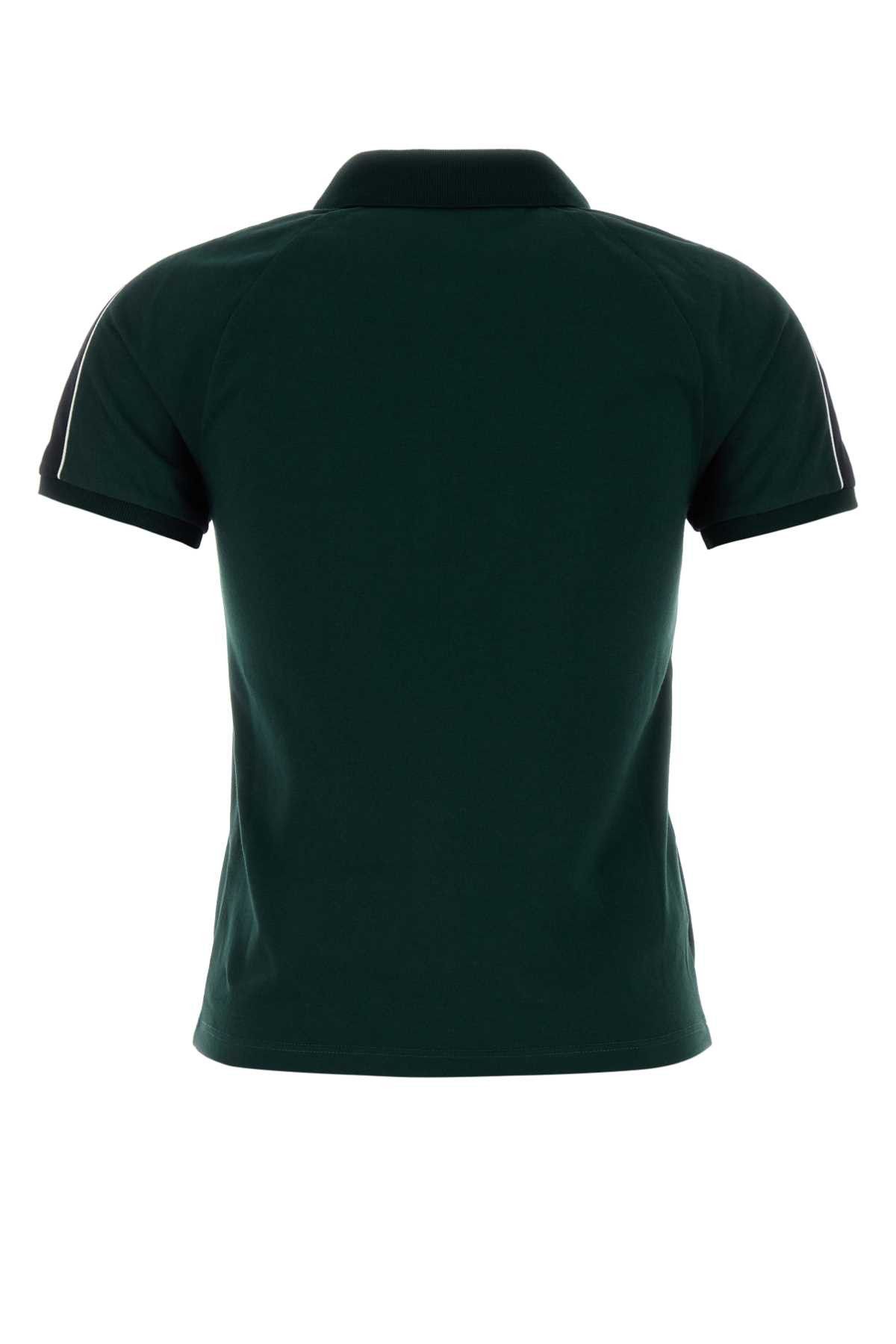 Miu Miu Bottle Green Cotton Polo Shirt Size S / US 4 / IT 40 - 2 Thumbnail
