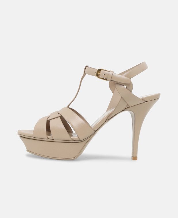Saint Laurent Paris King Palm Lux Ankle strap sandals Size US 6 / IT 36 - 4 Thumbnail