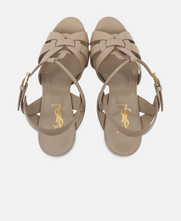 Saint Laurent Paris King Palm Lux Ankle strap sandals Size US 6 / IT 36 - 3 Thumbnail