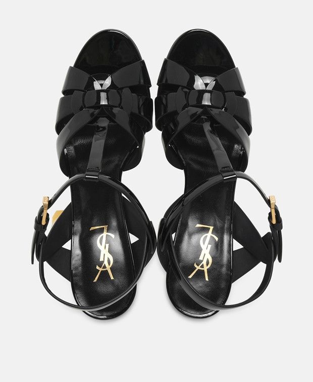 Saint Laurent Paris Tribute Heeled sandals Size US 8.5 / IT 38.5 - 3 Thumbnail