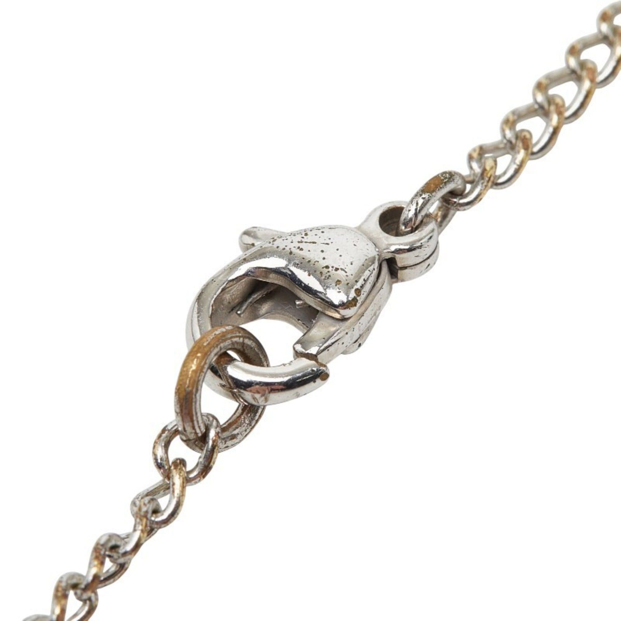 Chanel Chanel Coco Mark Necklace in Silver and Purple Metal for Women Size ONE SIZE - 5 Thumbnail