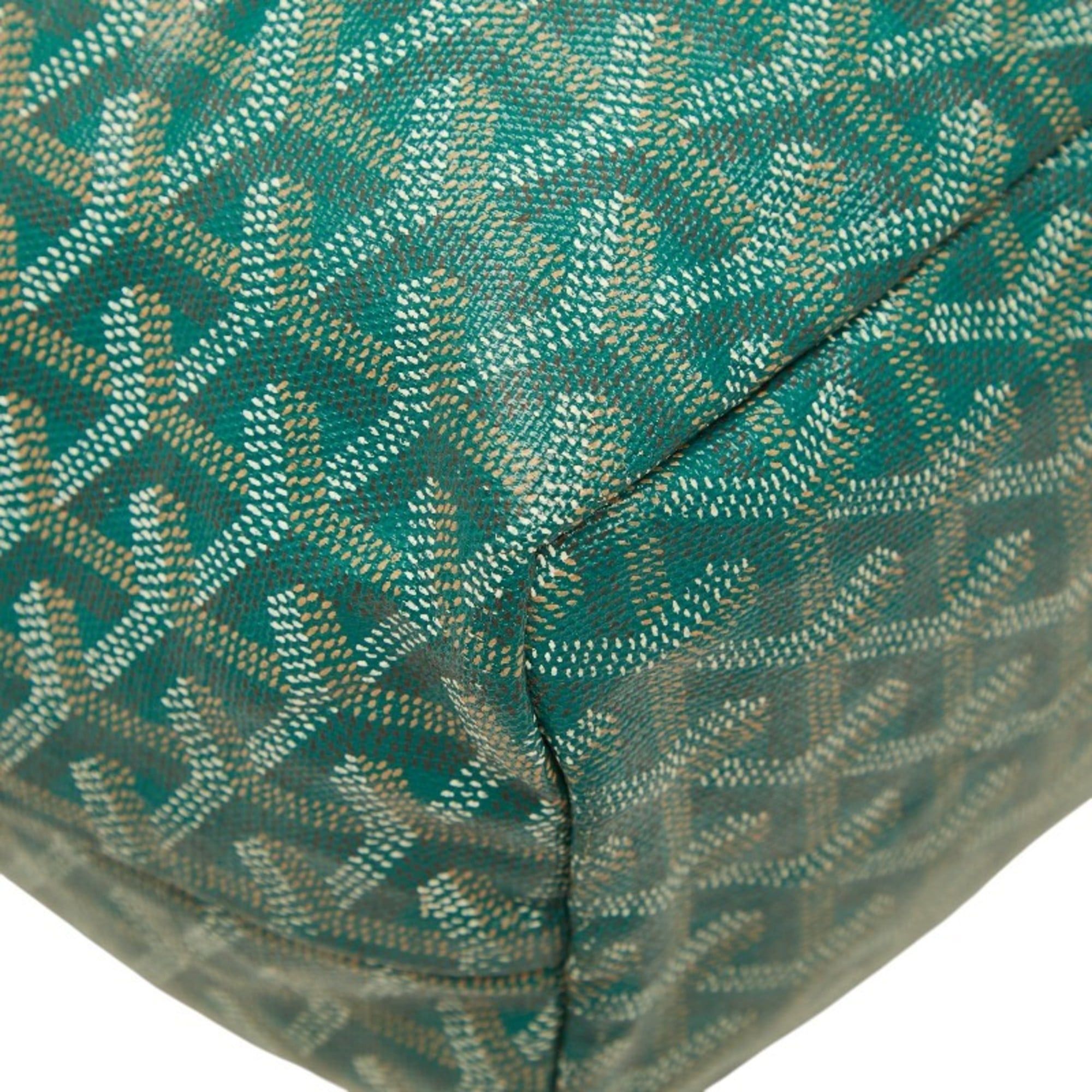 Goyard Goyard Saint Louis PM Tote Bag, Green Leather, Women's Size ONE SIZE - 5 Thumbnail