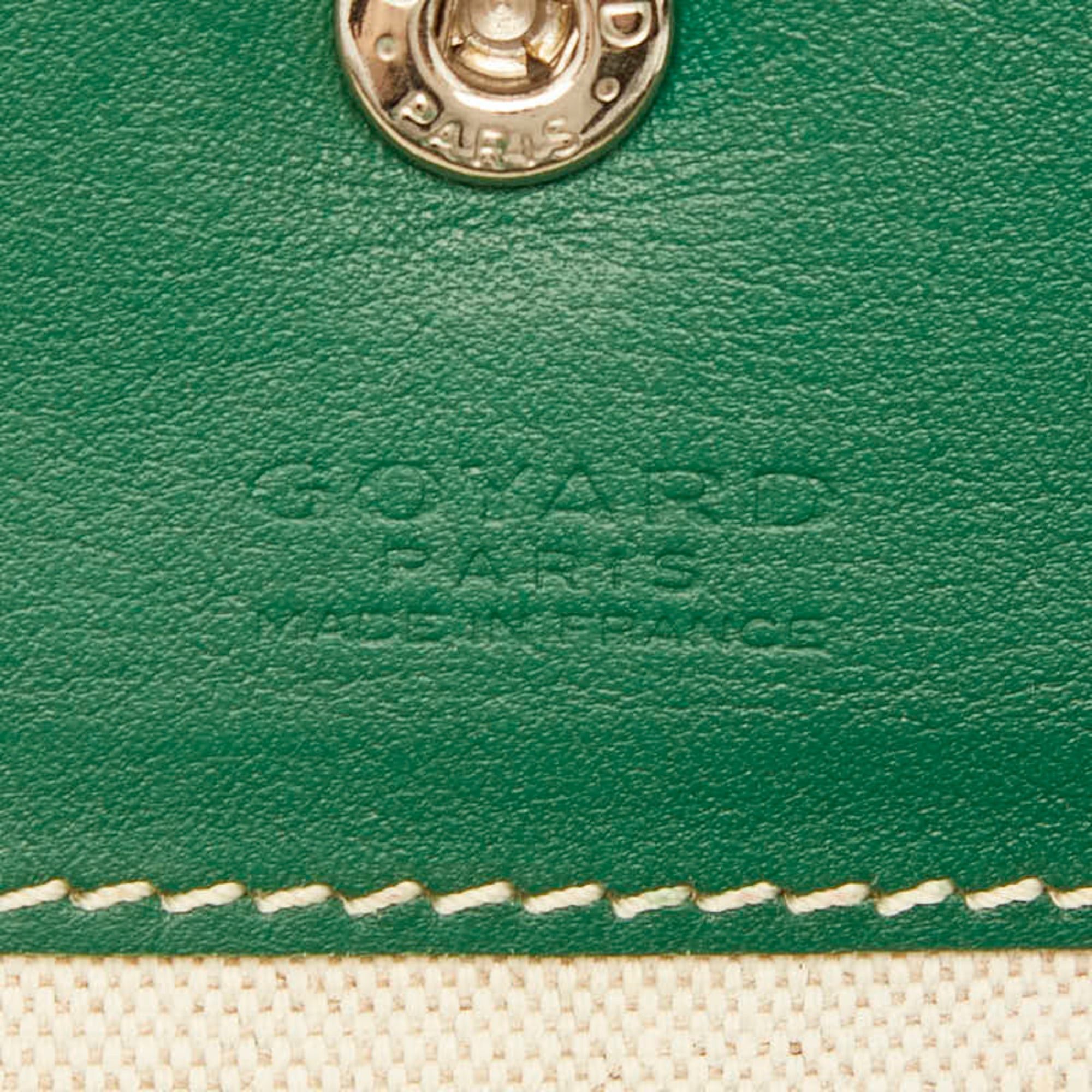 Goyard Goyard Saint Louis PM Tote Bag, Green Leather, Women's Size ONE SIZE - 9 Thumbnail