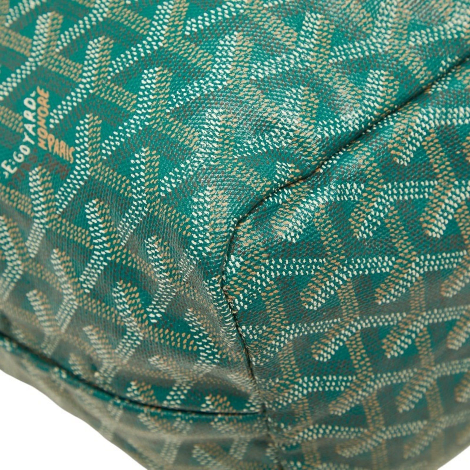 Goyard Goyard Saint Louis PM Tote Bag, Green Leather, Women's Size ONE SIZE - 7 Thumbnail