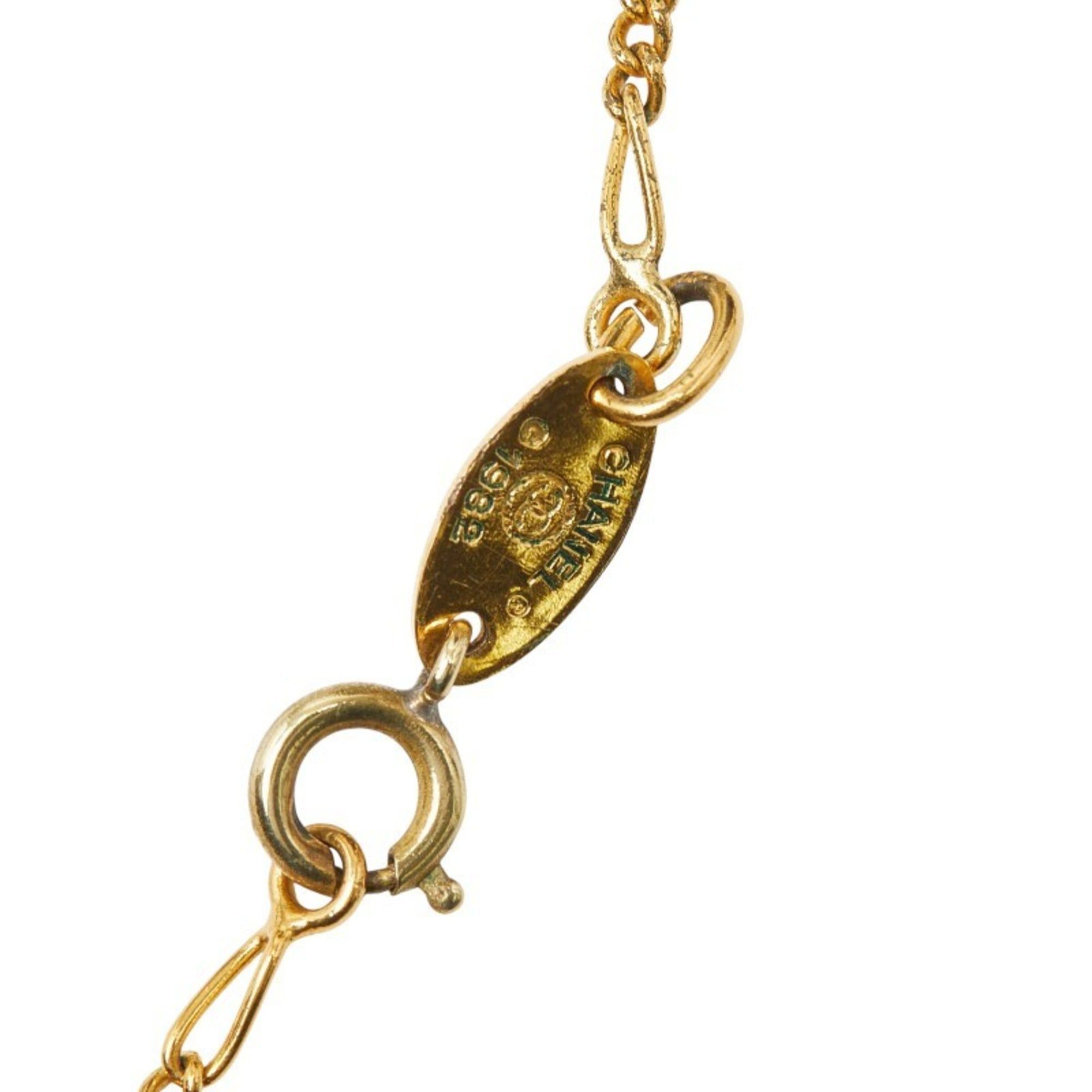 Chanel CHANEL Coco Mark 1982 Vintage Necklace Gold Plated Women's Size ONE SIZE - 5 Thumbnail