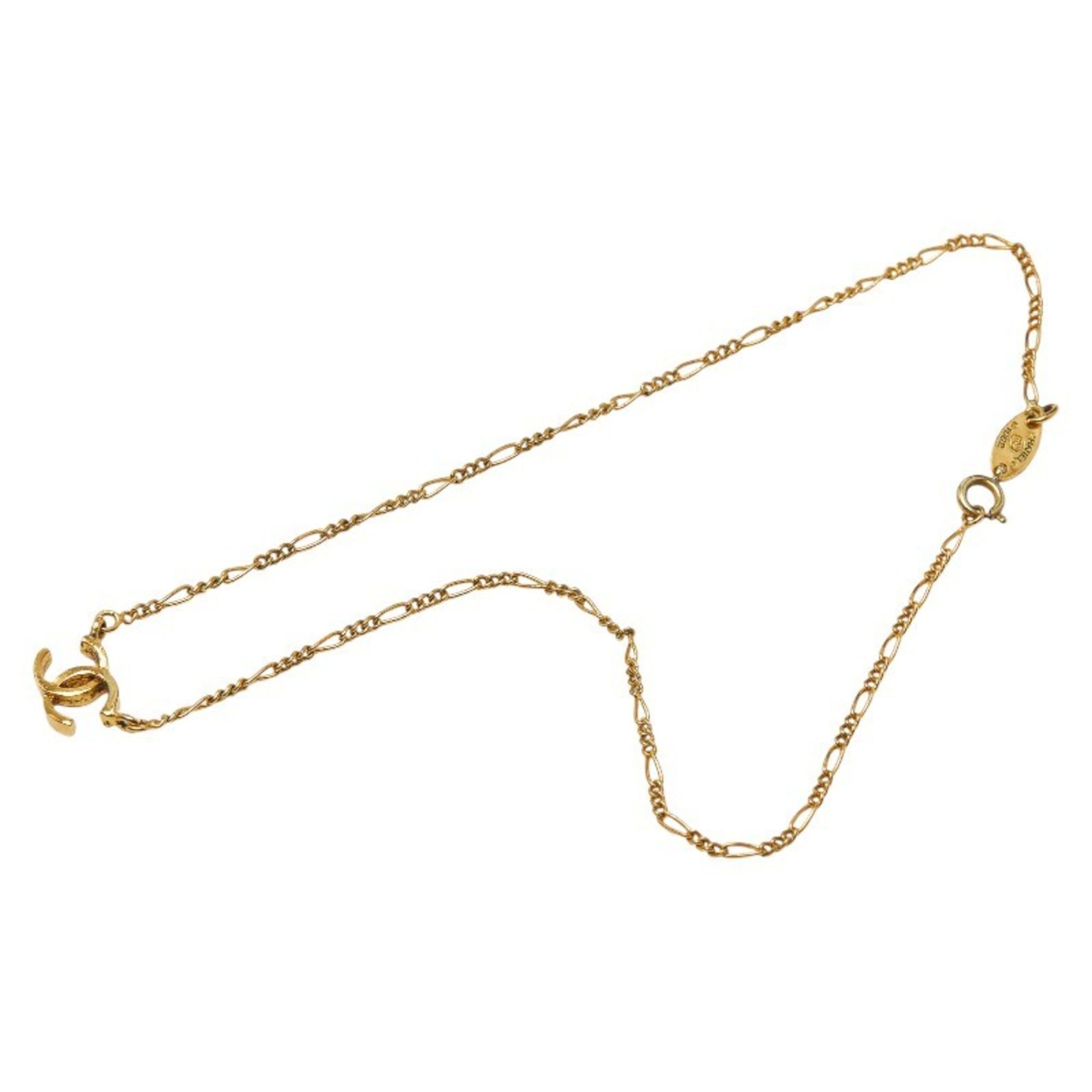 Chanel CHANEL Coco Mark 1982 Vintage Necklace Gold Plated Women's Size ONE SIZE - 4 Thumbnail