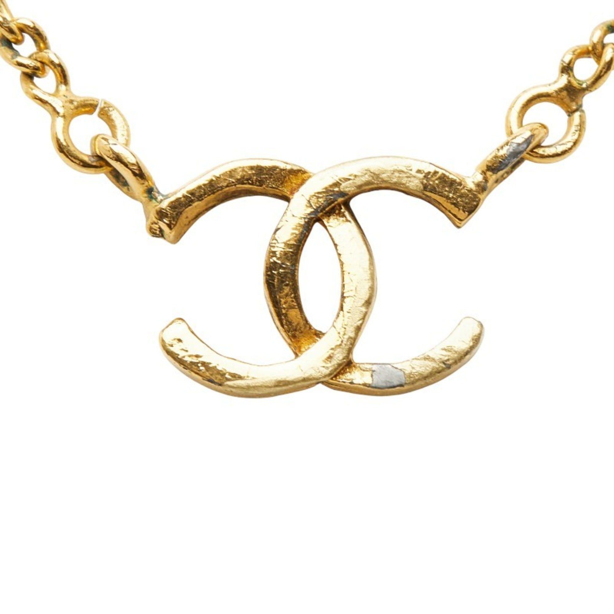 Chanel CHANEL Coco Mark 1982 Vintage Necklace Gold Plated Women's Size ONE SIZE - 3 Thumbnail