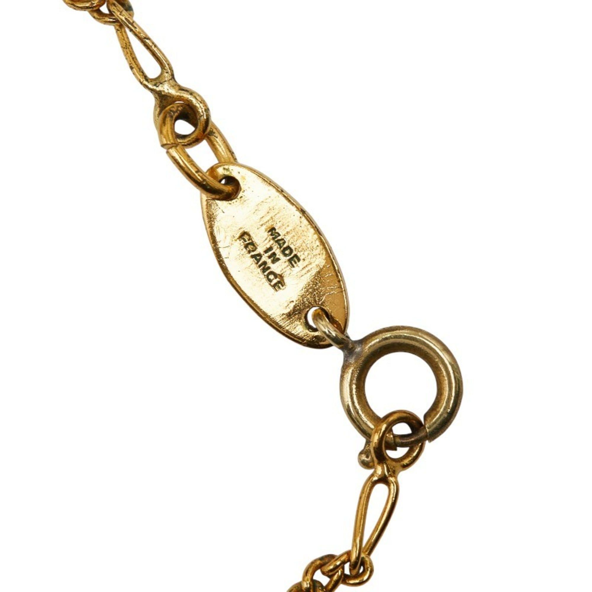 Chanel CHANEL Coco Mark 1982 Vintage Necklace Gold Plated Women's Size ONE SIZE - 6 Thumbnail