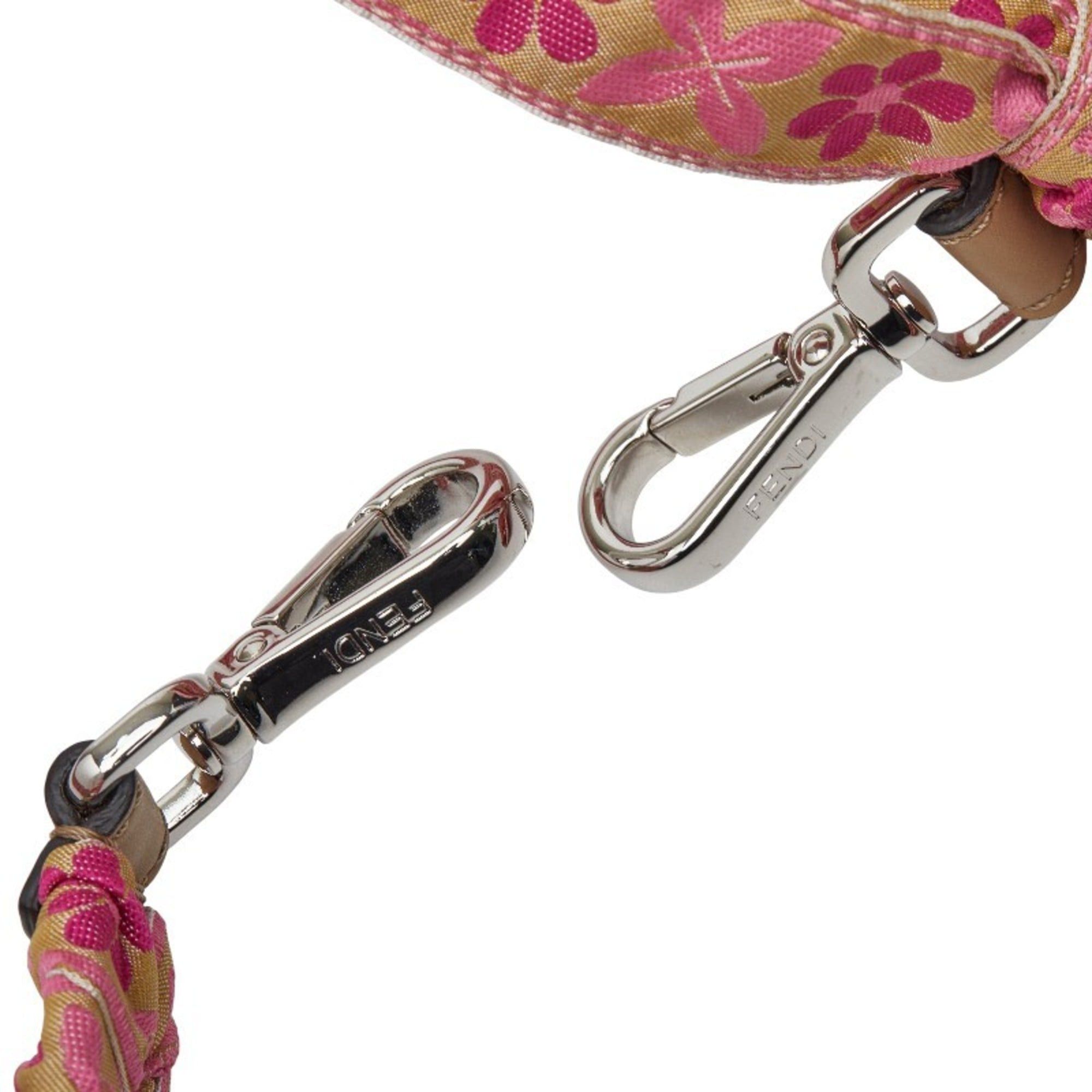 Fendi Fendi Floral Print Strap You Shoulder in Pink and Multicolored Nylon for Women Size ONE SIZE - 2 Thumbnail