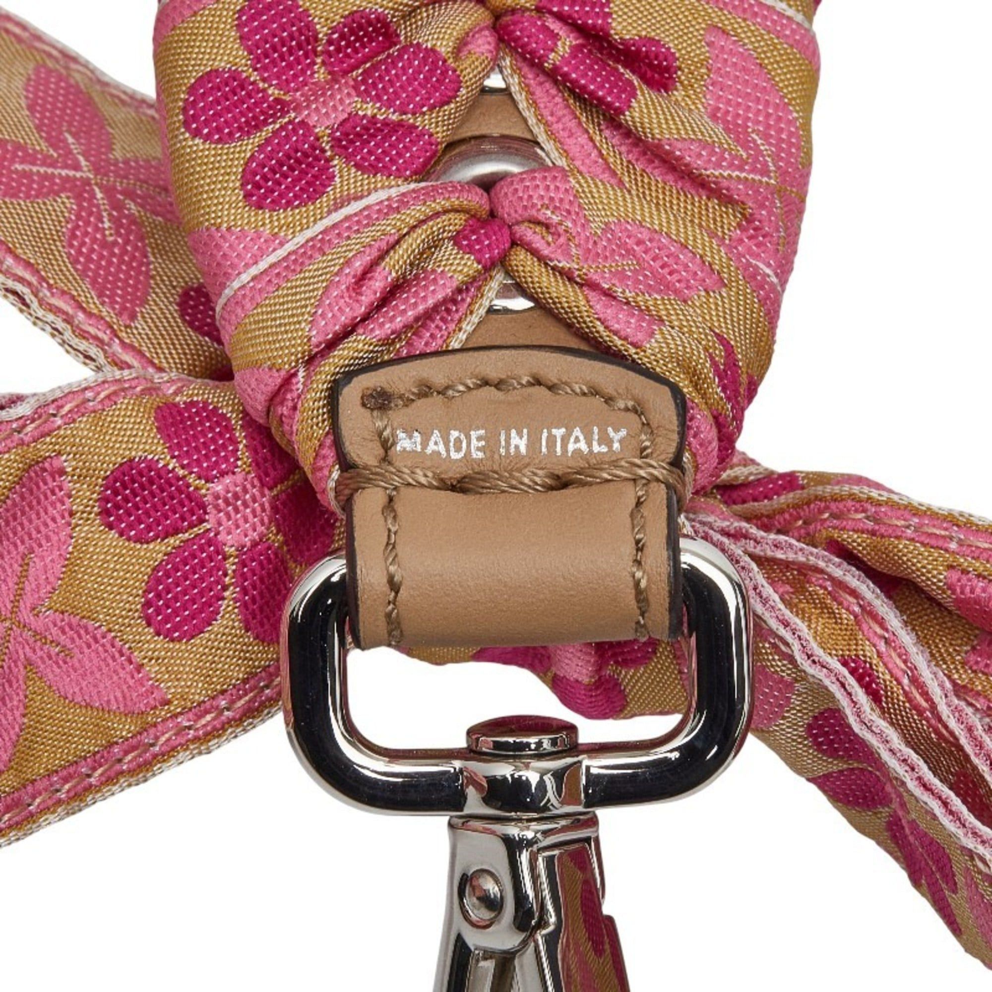 Fendi Fendi Floral Print Strap You Shoulder in Pink and Multicolored Nylon for Women Size ONE SIZE - 3 Thumbnail