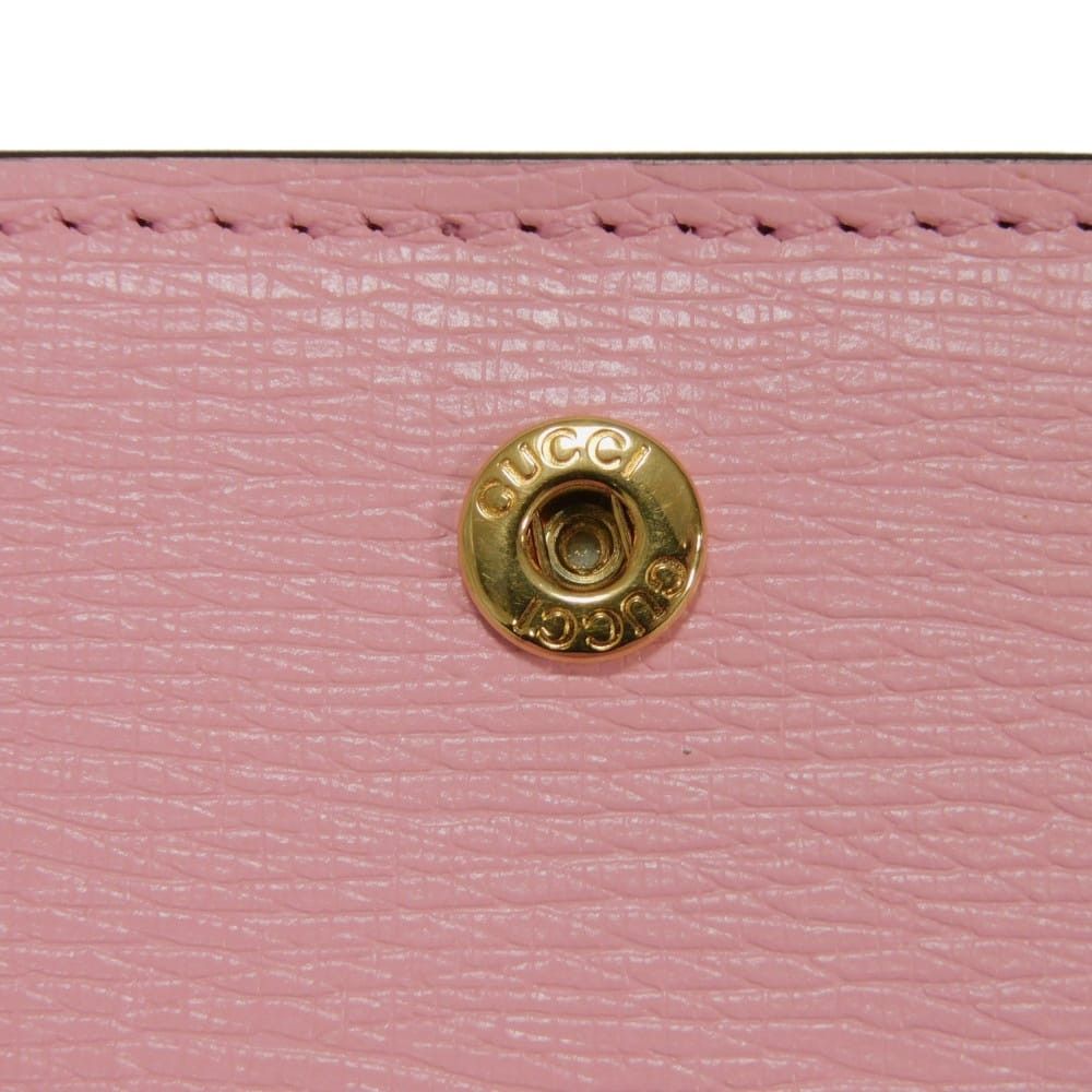 Gucci Gucci Gucci Bananya Textured Leather Compact Wallet Leather Short Wallet 701009 DUTY FREE for USA Size ONE SIZE - 8 Thumbnail