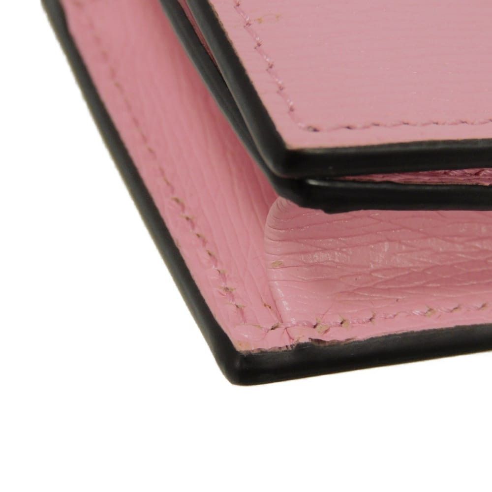 Gucci Gucci Gucci Bananya Textured Leather Compact Wallet Leather Short Wallet 701009 DUTY FREE for USA Size ONE SIZE - 18 Thumbnail