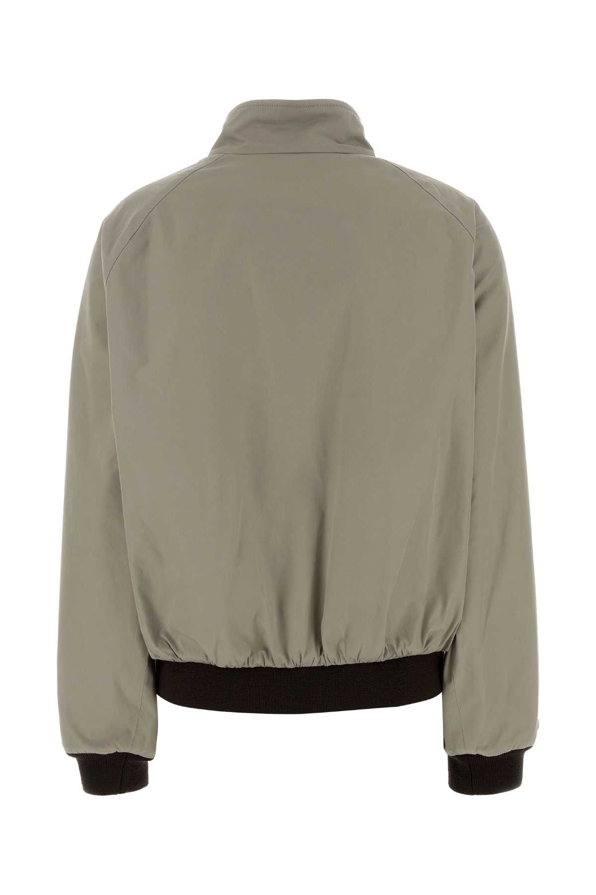 Miu Miu Dove Grey Cotton Blend Reversible Jacket Size M / US 6-8 / IT 42-44 - 2 Thumbnail