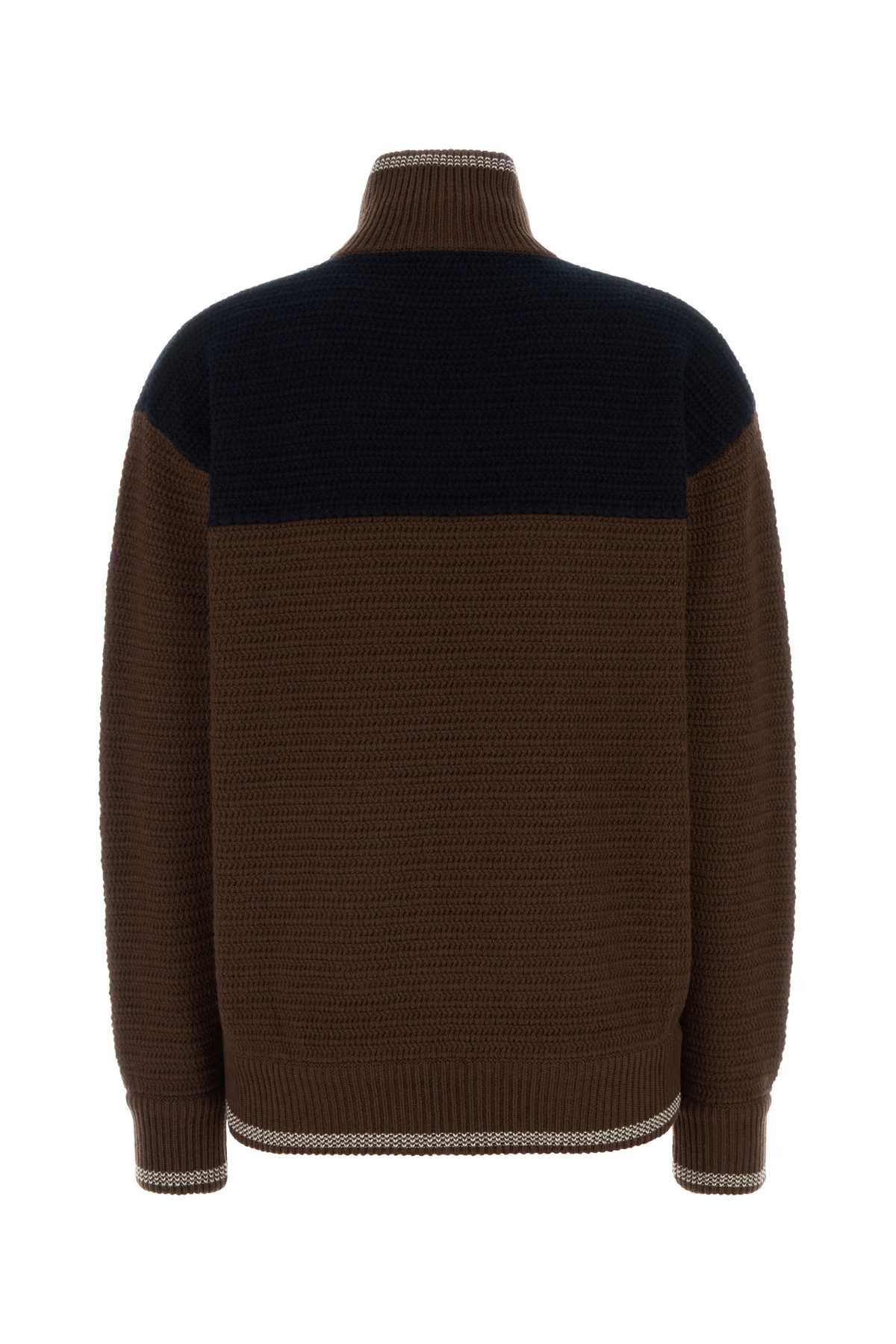 Miu Miu Brown Cashmere Cardigan Size M / US 6-8 / IT 42-44 - 2 Thumbnail