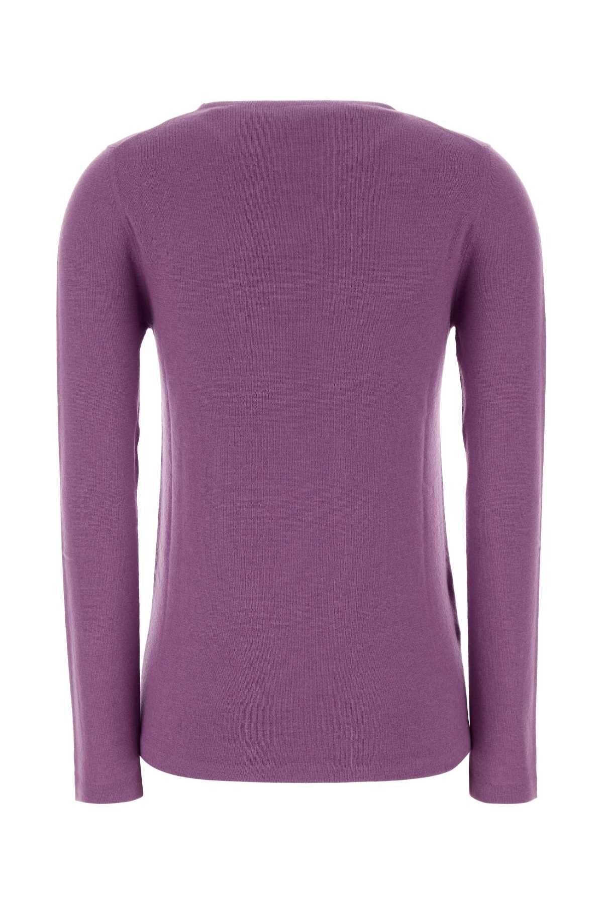 Miu Miu Purple Wool Blend Sweater Size XL / US 12-14 / IT 48-50 - 2 Thumbnail