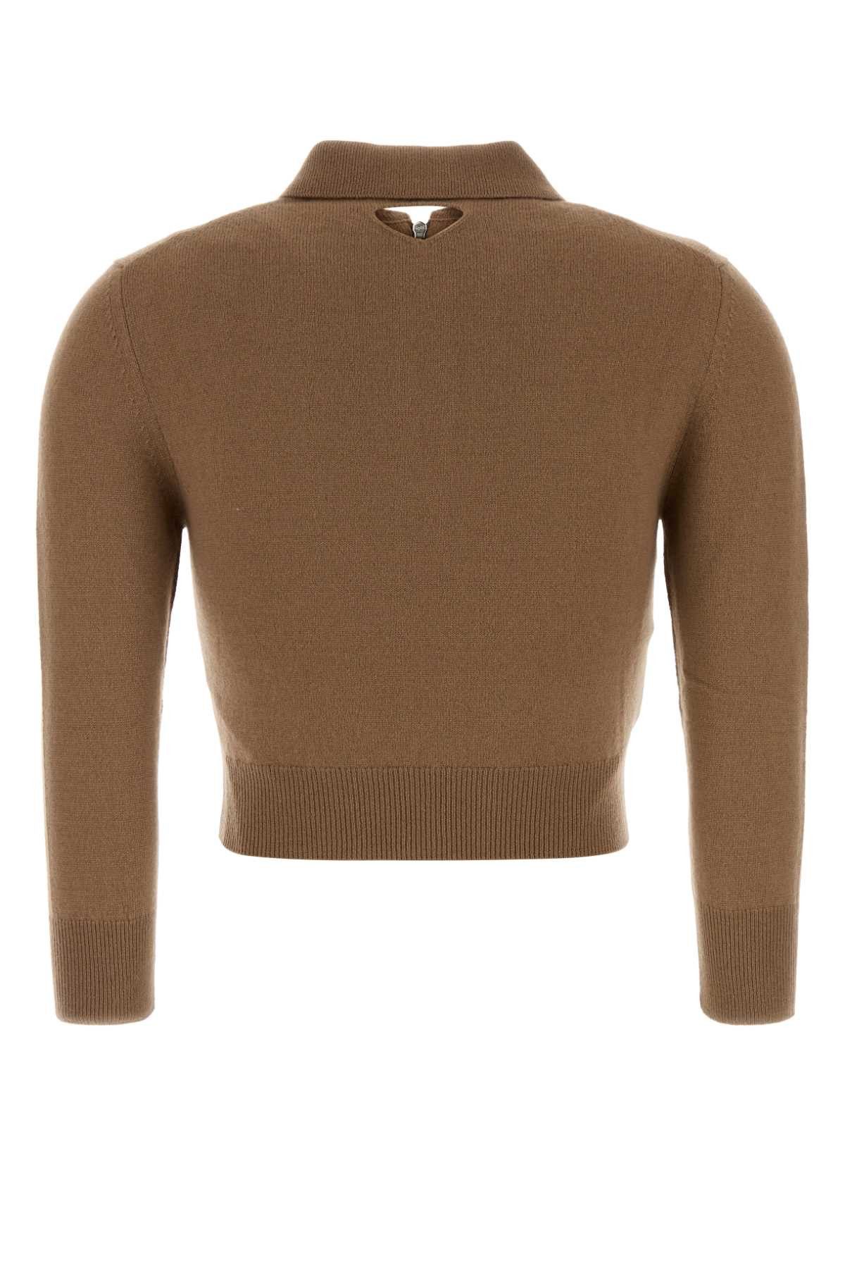 Prada Camel Cashmere Sweater Size XS / US 0-2 / IT 36-38 - 2 Thumbnail