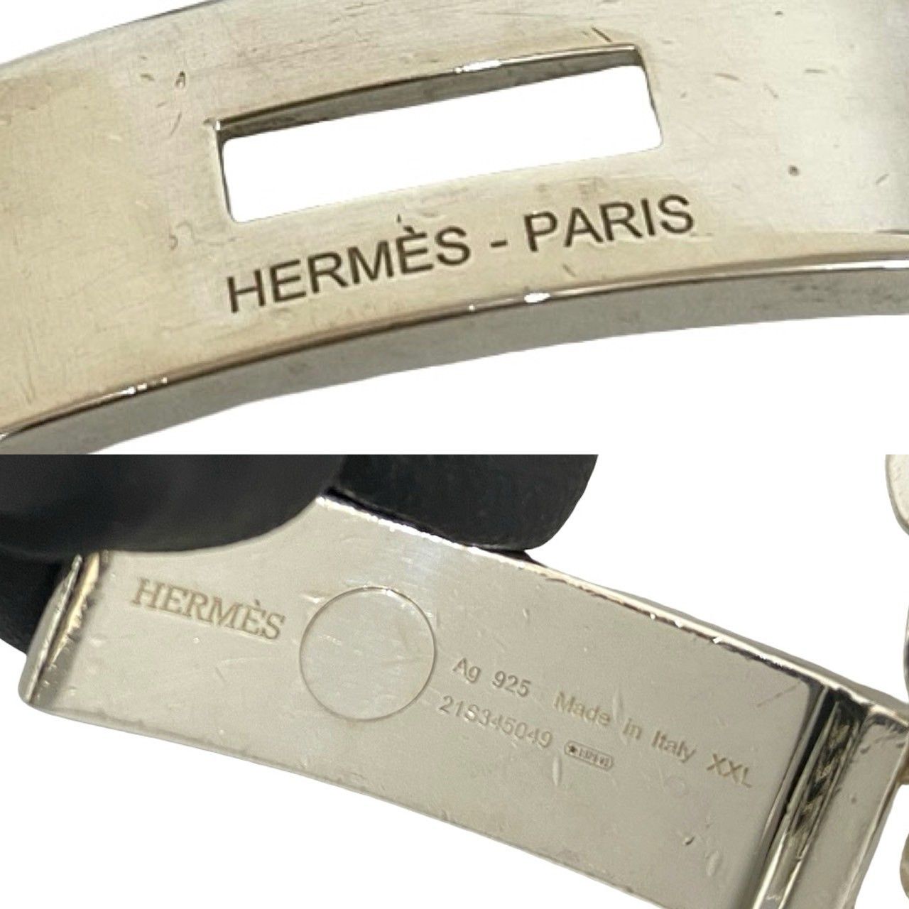 Hermes Hermes Hermès GourmetteGM Silver925 Bracelet Precious Metal Bracelet DUTY FREE for USA Size ONE SIZE - 3 Thumbnail