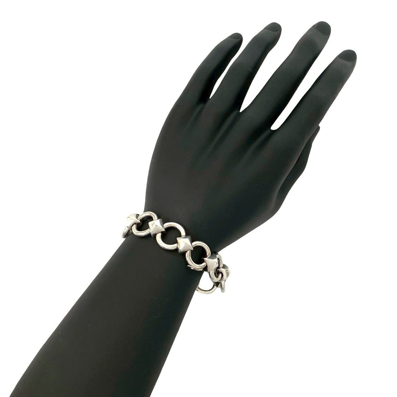 Hermes Hermes Hermès Lancelot Silver 925 Bracelet Precious Metal Bracelet DUTY FREE for USA Size ONE SIZE - 2 Thumbnail