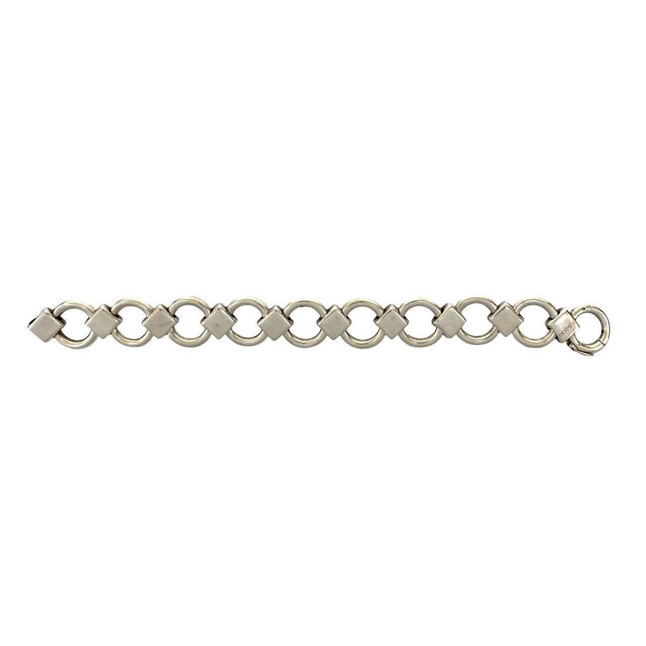 Hermes Hermes Hermès Lancelot Silver 925 Bracelet Precious Metal Bracelet DUTY FREE for USA Size ONE SIZE - 6 Thumbnail