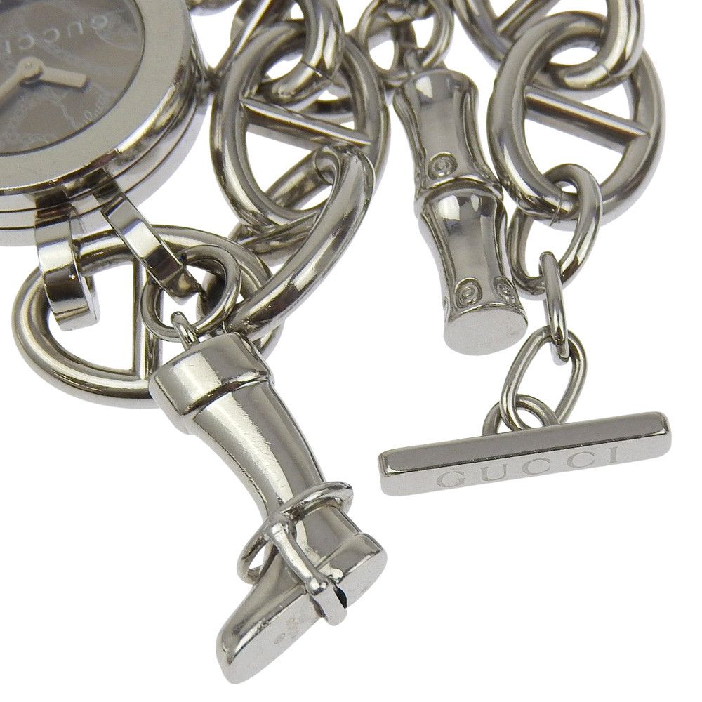 Gucci Gucci Gucci G Charm Stainless Steel Watch Metal Quartz 107 DUTY FREE for USA Size ONE SIZE - 9 Thumbnail