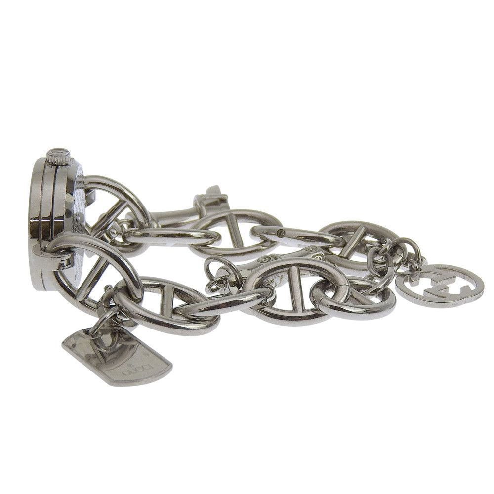 Gucci Gucci Gucci G Charm Stainless Steel Watch Metal Quartz 107 DUTY FREE for USA Size ONE SIZE - 4 Thumbnail