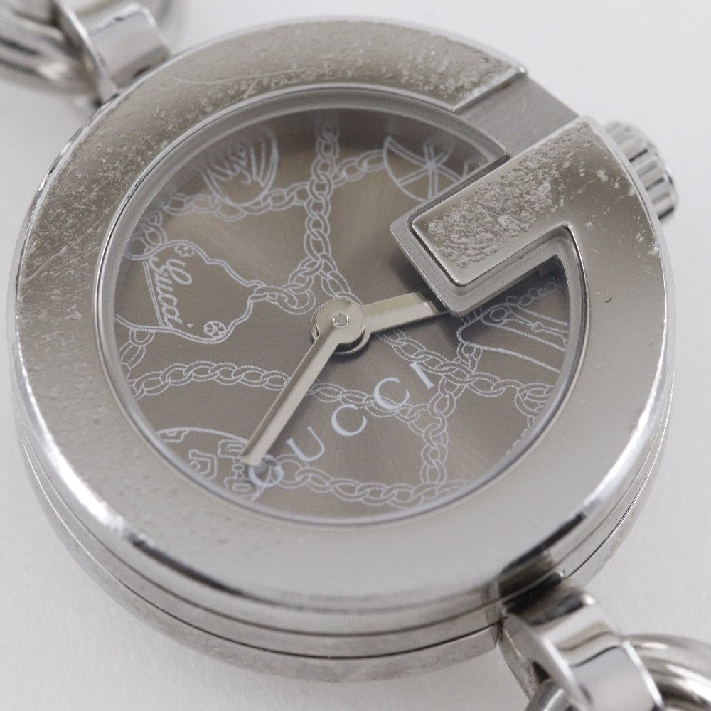 Gucci Gucci Gucci G Charm Stainless Steel Watch Metal Quartz 107 DUTY FREE for USA Size ONE SIZE - 7 Thumbnail