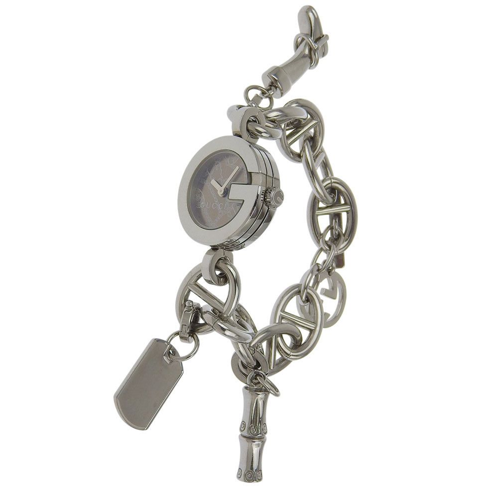 Gucci Gucci Gucci G Charm Stainless Steel Watch Metal Quartz 107 DUTY FREE for USA Size ONE SIZE - 2 Thumbnail