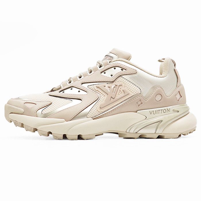 Louis Vuitton Louis Vuitton Louis Vuitton Runner Tatic Monogram Leather Mesh Sneaker Leather Shoes DUTY FREE for USA Size ONE SIZE - 3 Thumbnail