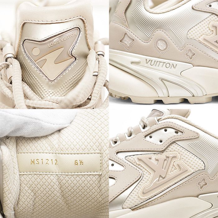 Louis Vuitton Louis Vuitton Louis Vuitton Runner Tatic Monogram Leather Mesh Sneaker Leather Shoes DUTY FREE for USA Size ONE SIZE - 10 Thumbnail