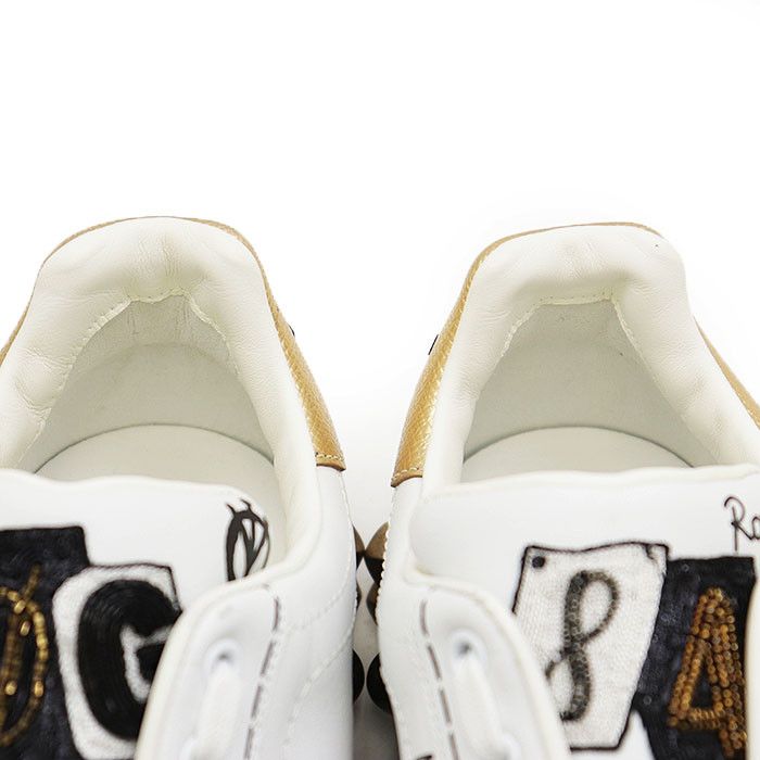 Dolce & Gabbana Dolce & Gabbana Dolce&Gabbana Graffiti Print Leather Sneakers Leather Shoes DUTY FREE for USA Size ONE SIZE - 7 Thumbnail