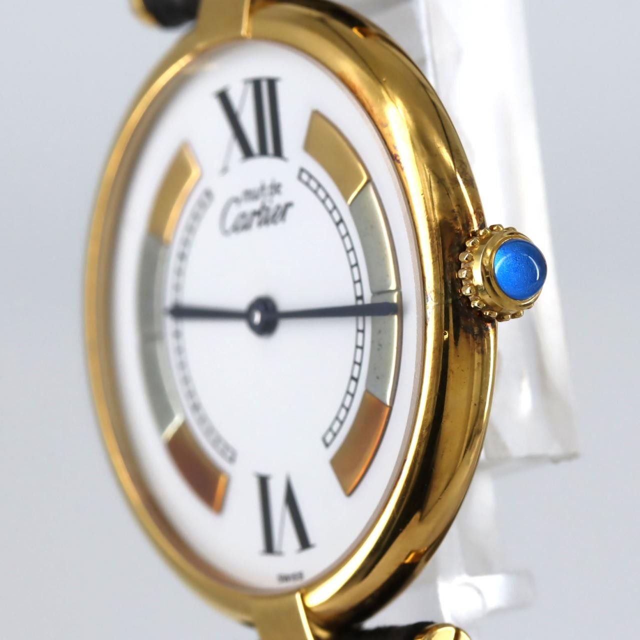 Cartier Cartier Must VLC GP Quartz Metal Quartz W1006454 DUTY FREE for USA