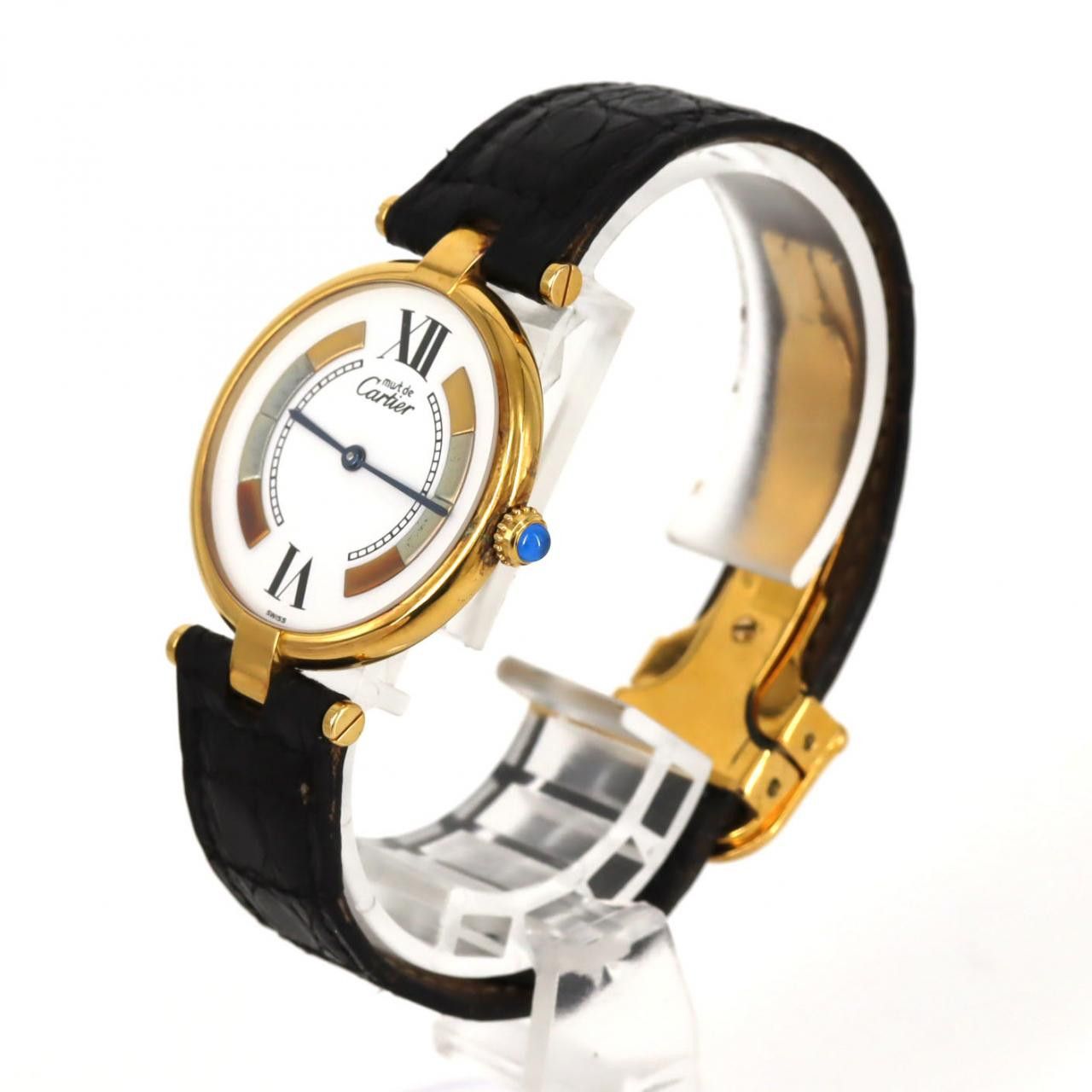 Cartier Cartier Must VLC GP Quartz Metal Quartz W1006454 DUTY FREE for USA