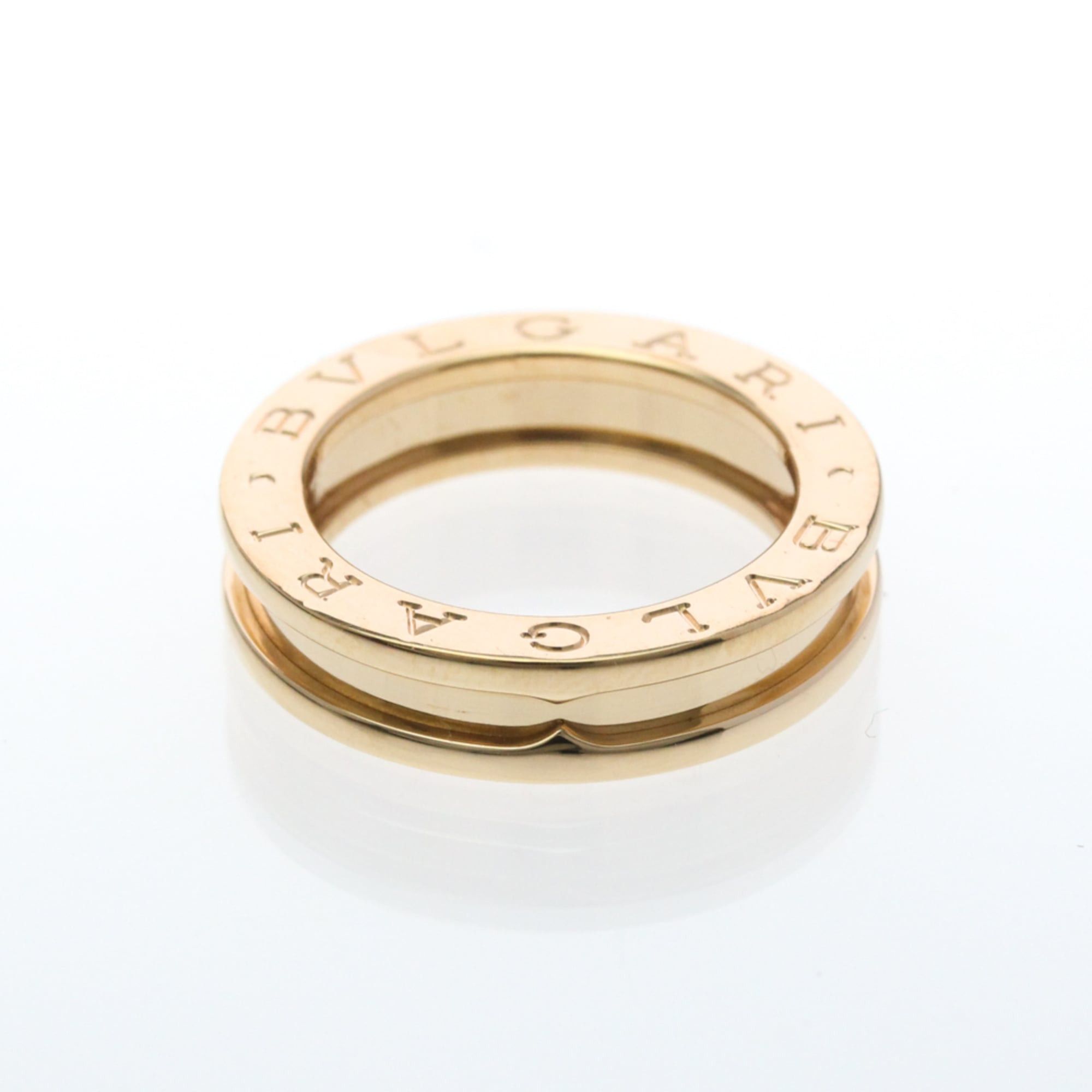 Bvlgari Bvlgari B.zero1 XS Gold Fashion No Stone Band Ring Pink Gold Size ONE SIZE - 3 Thumbnail
