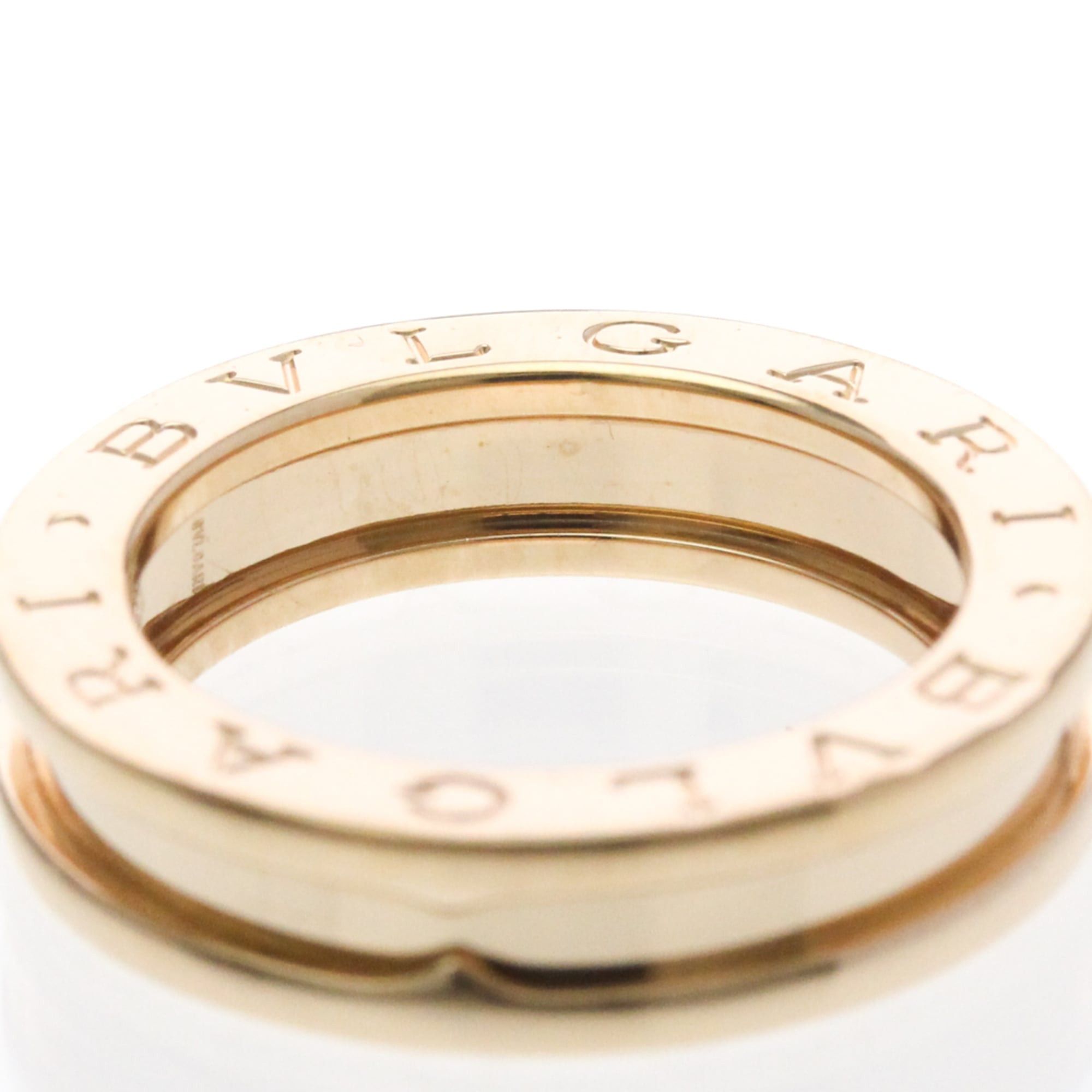 Bvlgari Bvlgari B.zero1 XS Gold Fashion No Stone Band Ring Pink Gold Size ONE SIZE - 8 Thumbnail