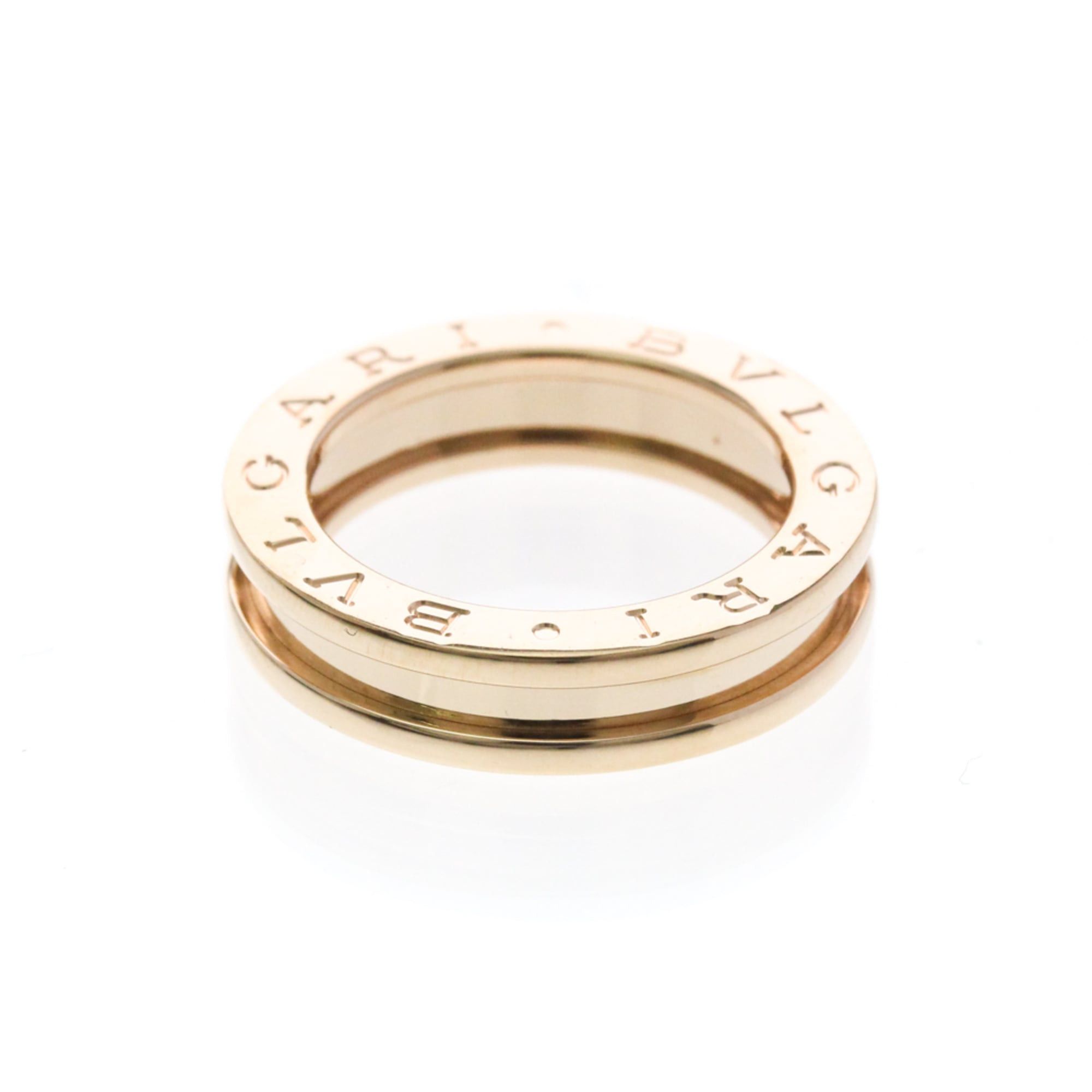 Bvlgari Bvlgari B.zero1 XS Gold Fashion No Stone Band Ring Pink Gold Size ONE SIZE - 2 Thumbnail