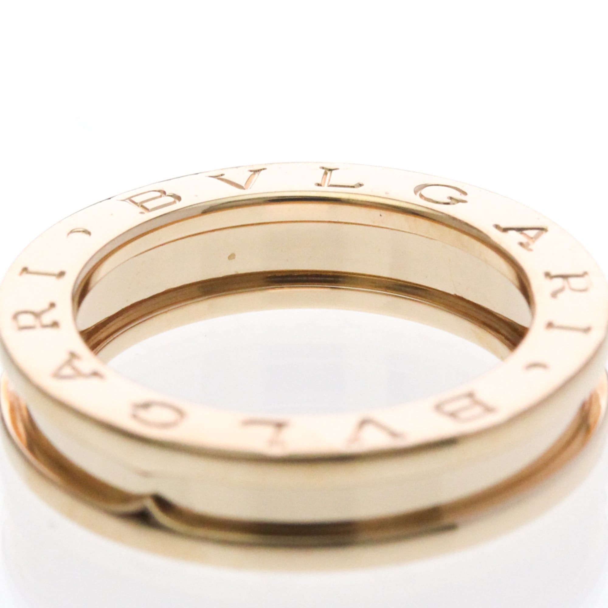 Bvlgari Bvlgari B.zero1 XS Gold Fashion No Stone Band Ring Pink Gold Size ONE SIZE - 6 Thumbnail