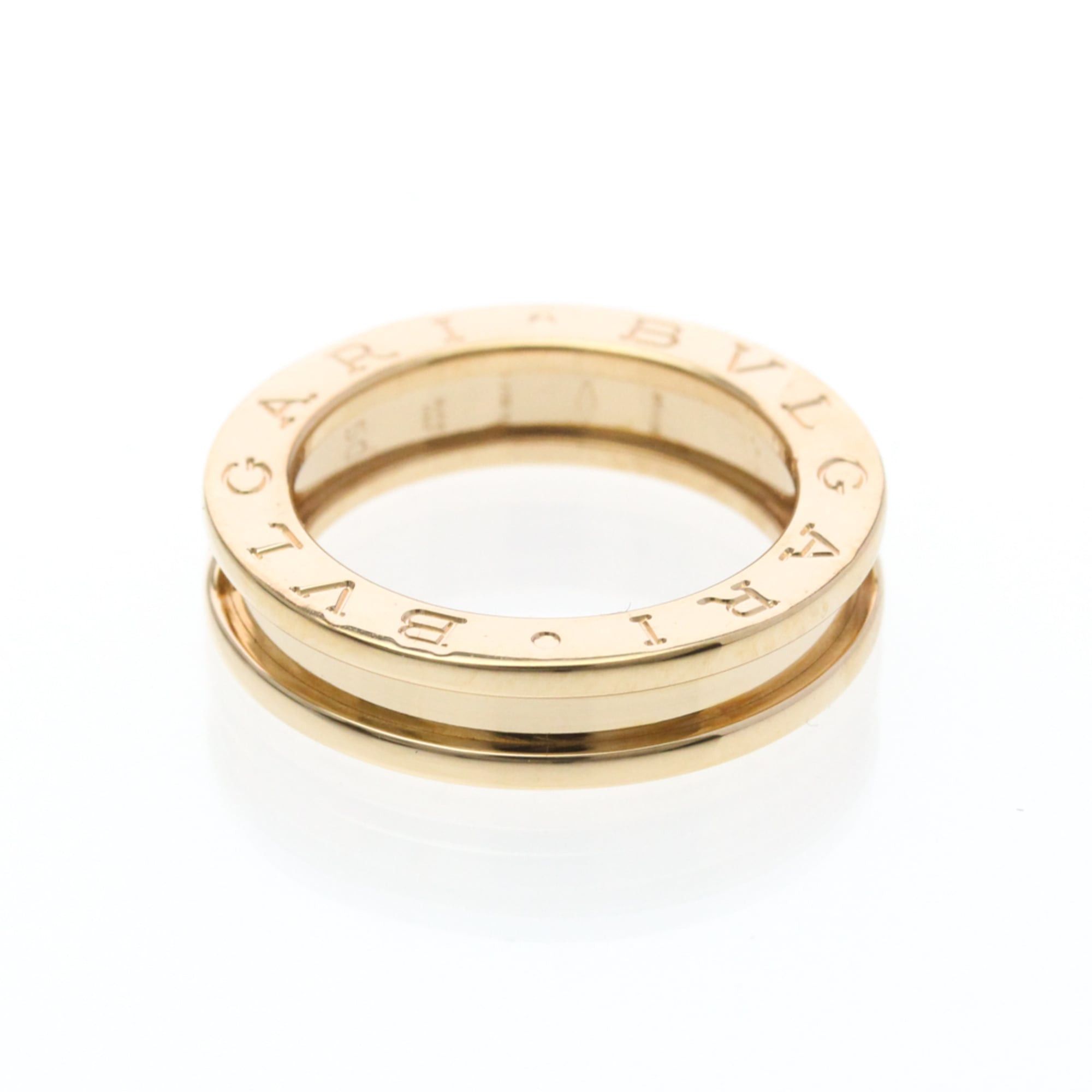 Bvlgari Bvlgari B.zero1 XS Gold Fashion No Stone Band Ring Pink Gold Size ONE SIZE - 4 Thumbnail
