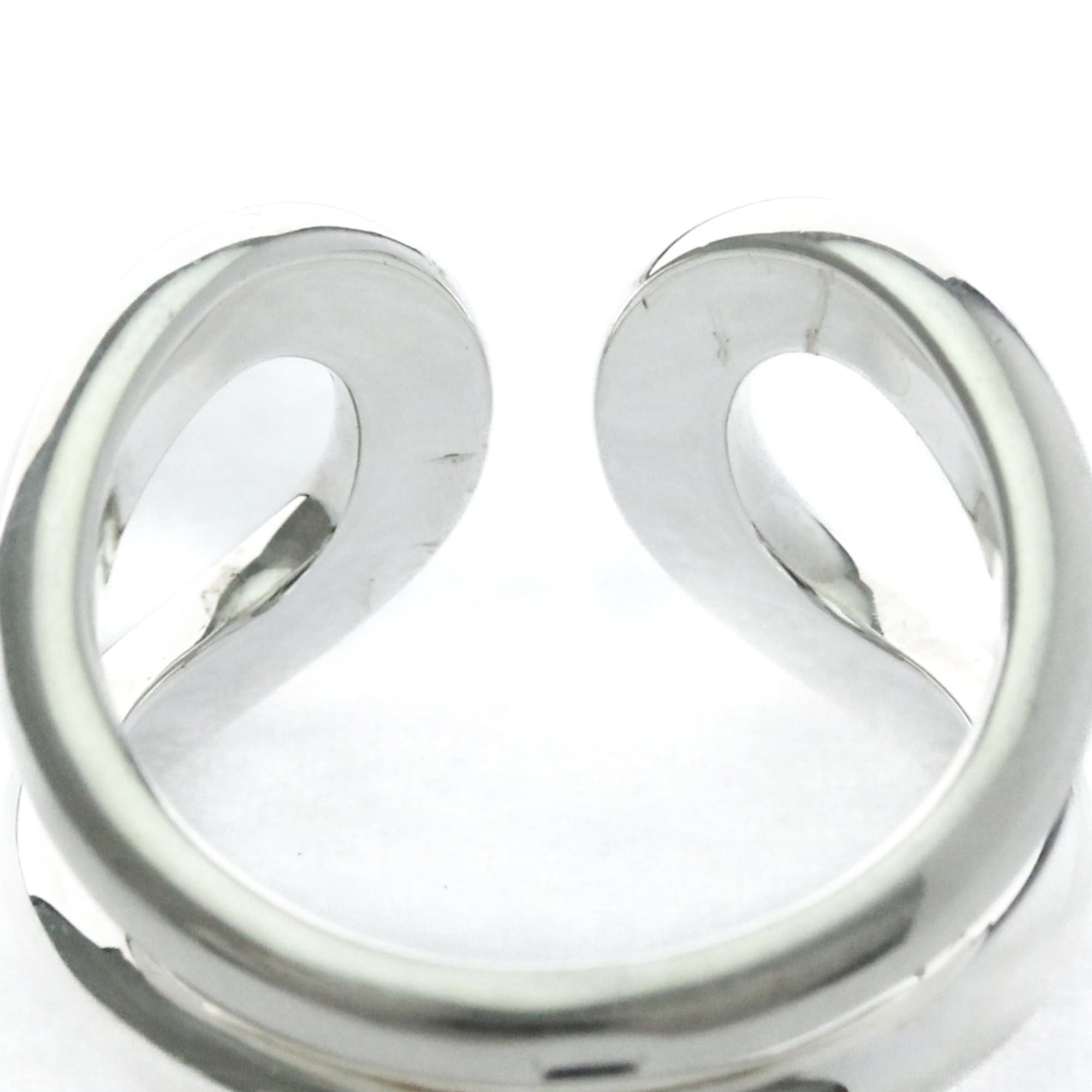 Hermes Hermes Lima Ring Silver 925 Fashion No Stone Band Ring Silver Size ONE SIZE - 7 Thumbnail