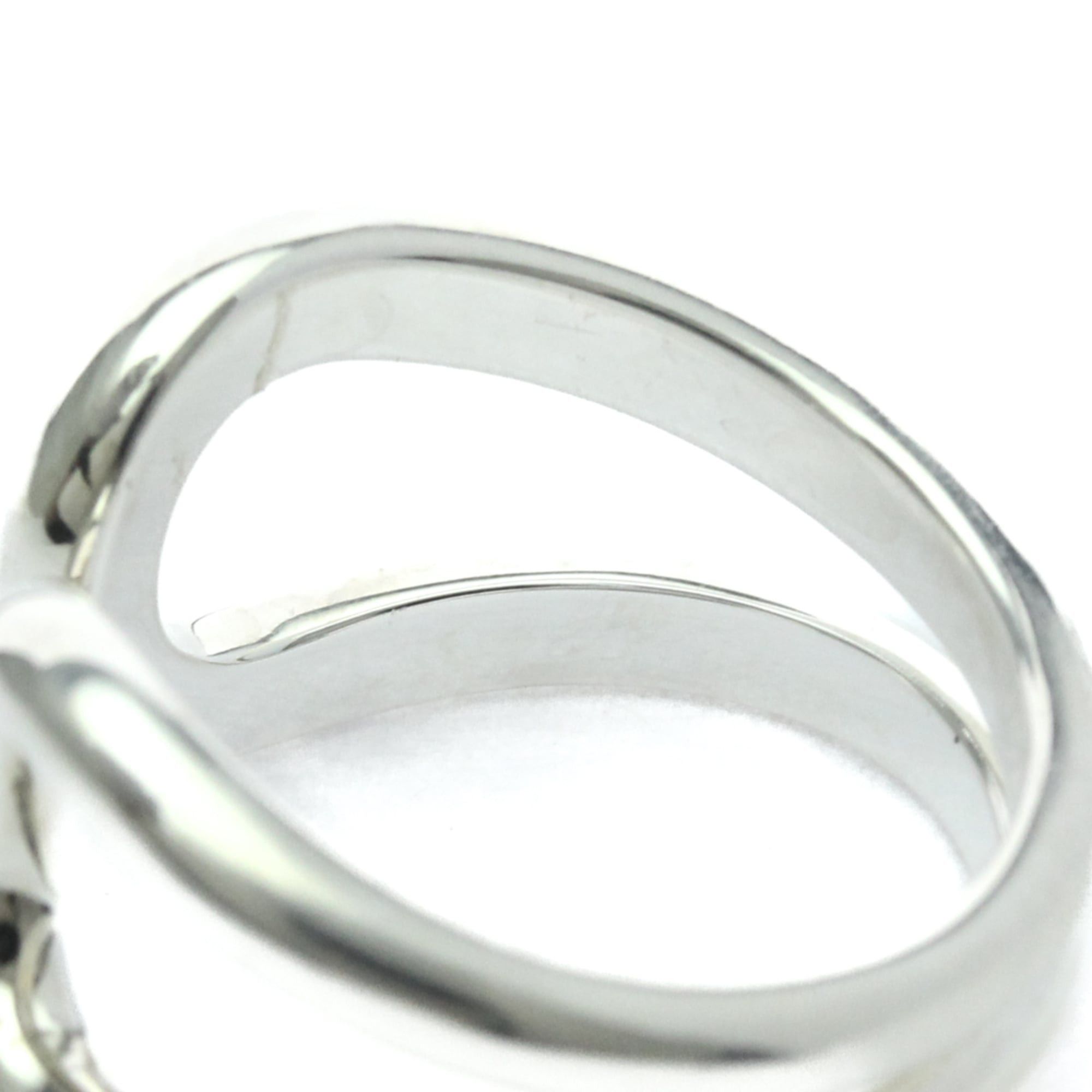 Hermes Hermes Lima Ring Silver 925 Fashion No Stone Band Ring Silver Size ONE SIZE - 6 Thumbnail