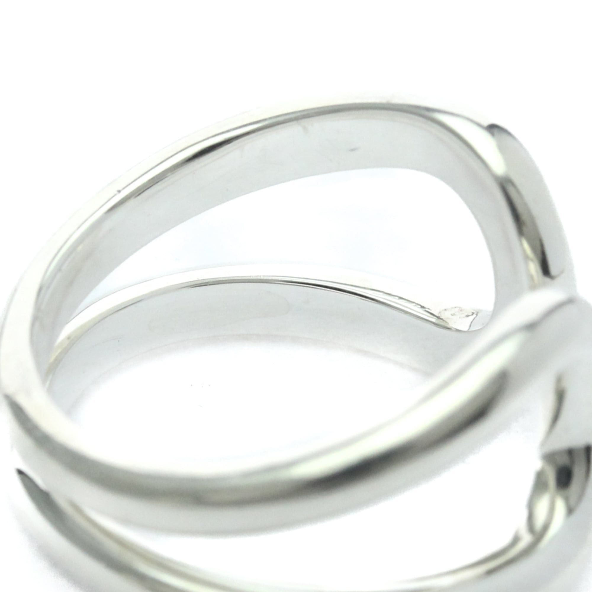 Hermes Hermes Lima Ring Silver 925 Fashion No Stone Band Ring Silver Size ONE SIZE - 8 Thumbnail