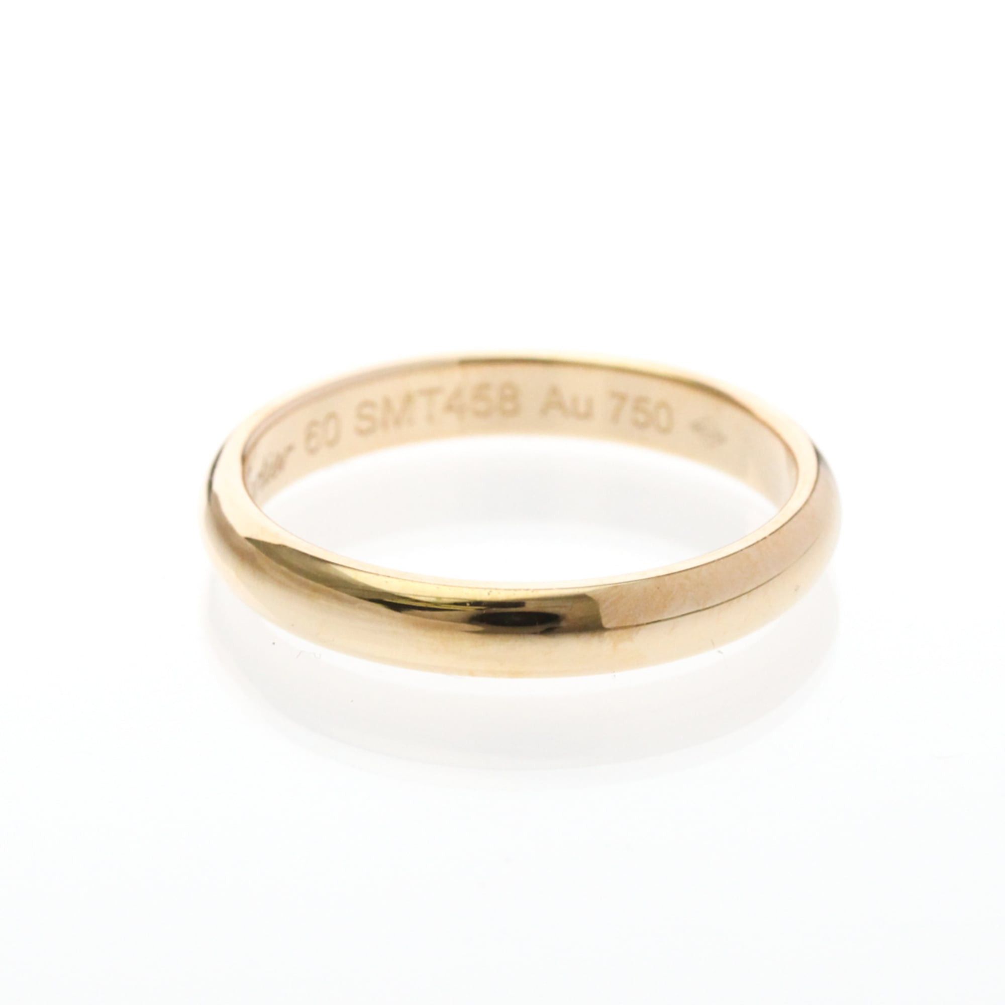 Cartier Cartier Wedding Ring Pink Gold (18K) Fashion No Stone Band Ring Pink Gold Size ONE SIZE - 4 Thumbnail