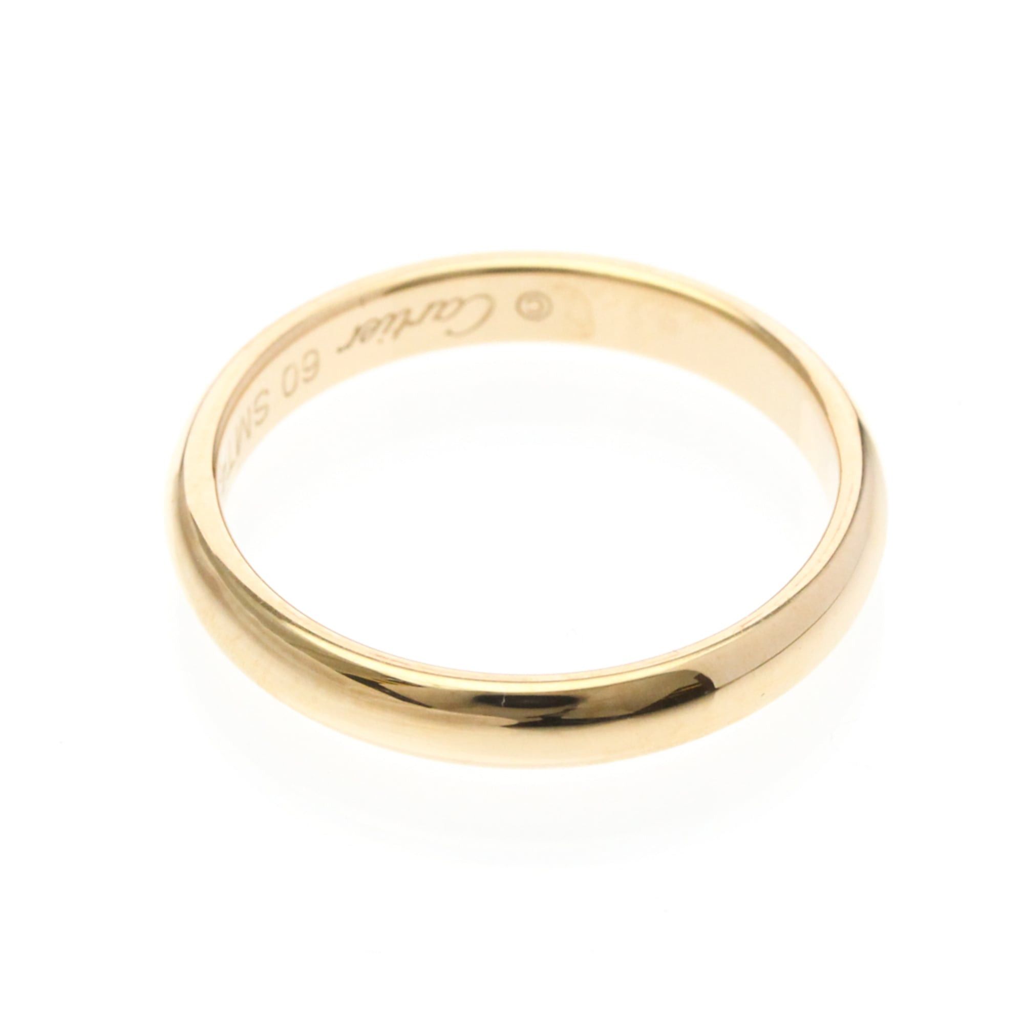 Cartier Cartier Wedding Ring Pink Gold (18K) Fashion No Stone Band Ring Pink Gold Size ONE SIZE - 9 Thumbnail
