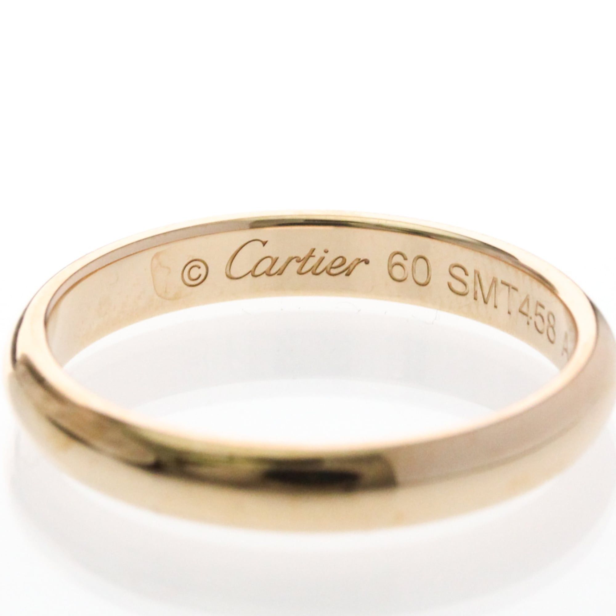 Cartier Cartier Wedding Ring Pink Gold (18K) Fashion No Stone Band Ring Pink Gold Size ONE SIZE - 5 Thumbnail