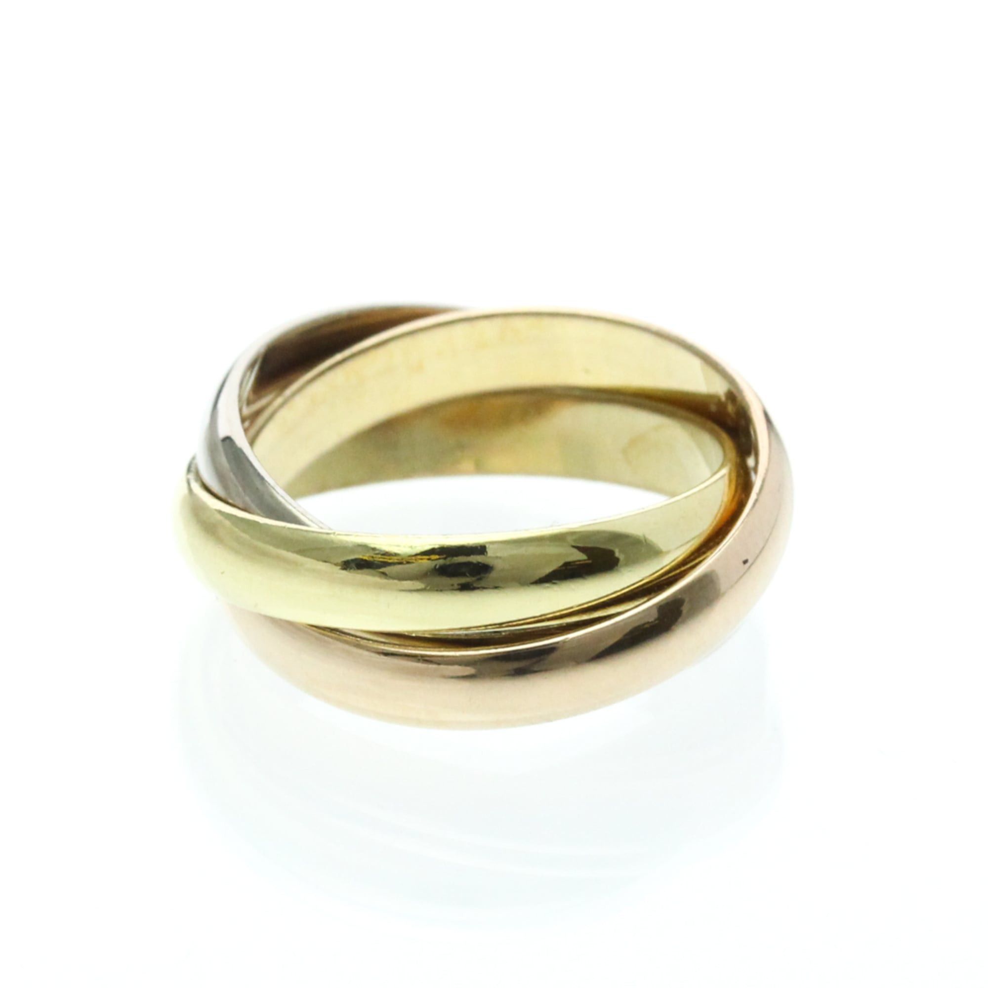 Cartier Cartier Trinity Yellow Gold (18K),Pink Gold (18K),White Gold (18K) Fashion No Stone Band Ring Gold Size ONE SIZE - 3 Thumbnail