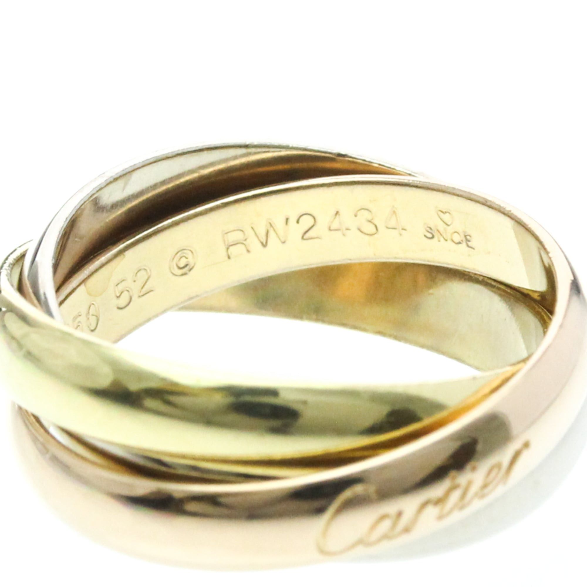 Cartier Cartier Trinity Yellow Gold (18K),Pink Gold (18K),White Gold (18K) Fashion No Stone Band Ring Gold Size ONE SIZE - 6 Thumbnail