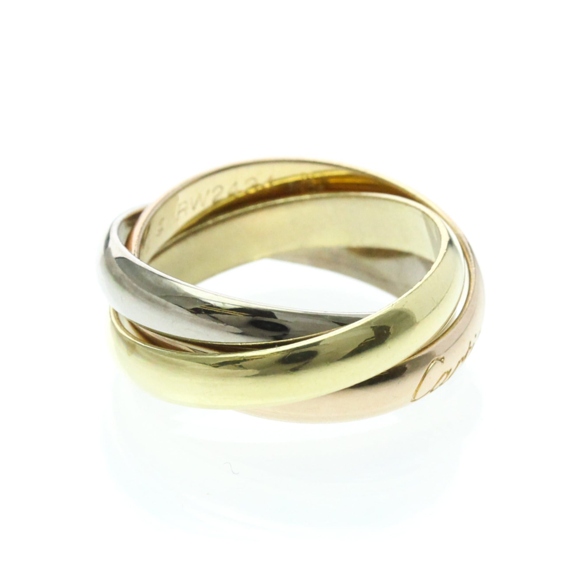 Cartier Cartier Trinity Yellow Gold (18K),Pink Gold (18K),White Gold (18K) Fashion No Stone Band Ring Gold Size ONE SIZE - 4 Thumbnail