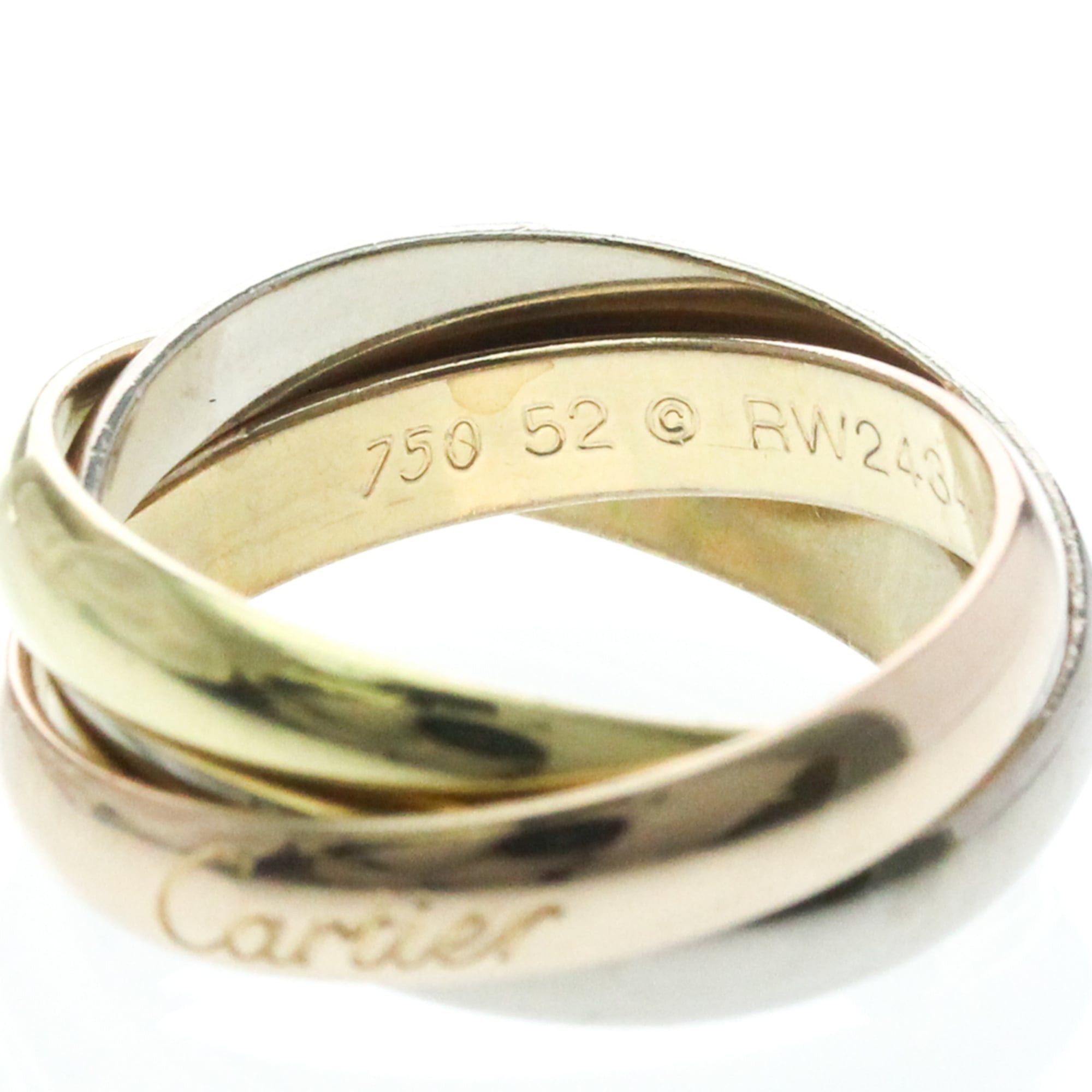 Cartier Cartier Trinity Yellow Gold (18K),Pink Gold (18K),White Gold (18K) Fashion No Stone Band Ring Gold Size ONE SIZE - 5 Thumbnail