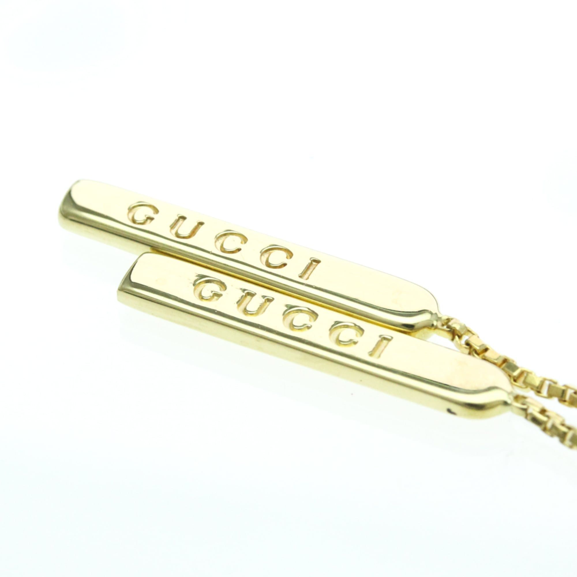 Gucci Gucci Lariat Earrings No Stone Yellow Gold (18K) Drop Earrings Gold Size ONE SIZE - 3 Thumbnail